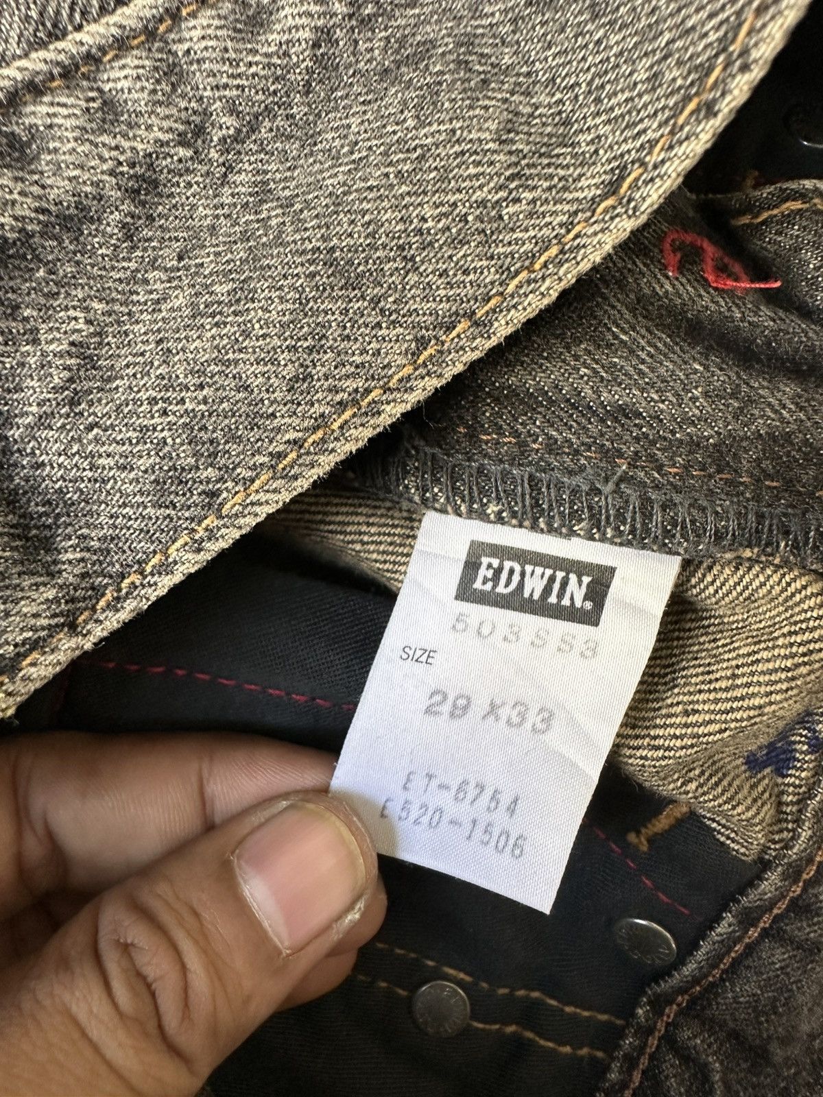 Japanese Brand FLARE 503 SS Edwin Denim Size US 30 / EU 46 - 15 Thumbnail
