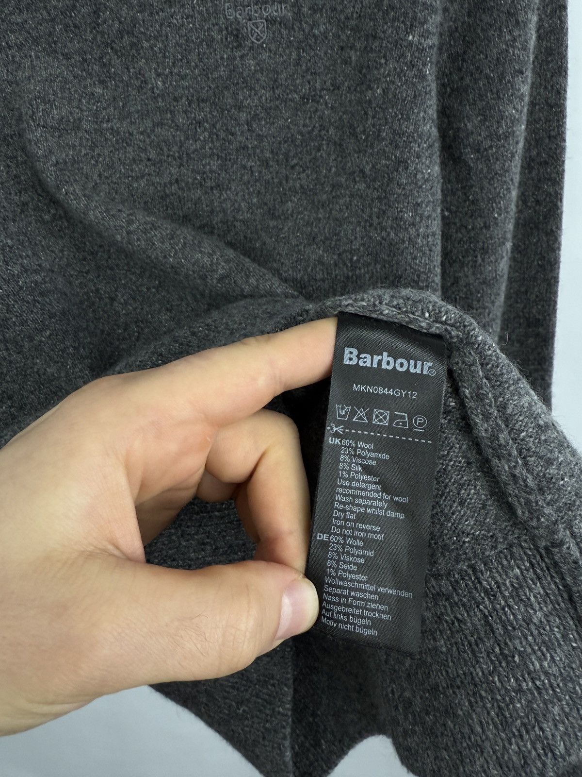 Barbour 🇬🇧 Vintage Barbour Wool Sweater Rare Retro Hype Y2K Size US M / EU 48-50 / 2 - 8 Thumbnail