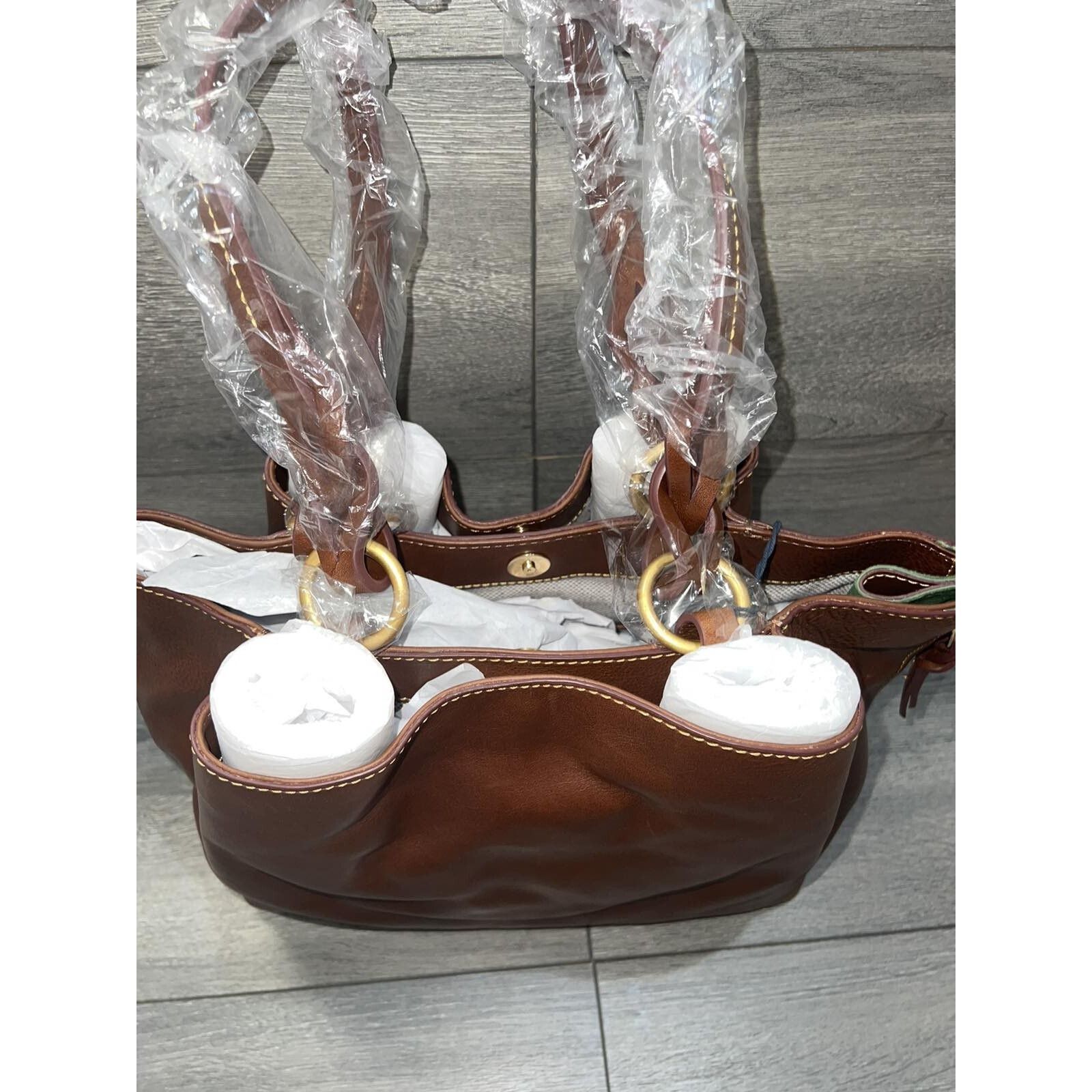 Dooney & Bourke Dooney & Bourke Florentine Leather Large Zip Barlow A386438 Size ONE SIZE - 6 Thumbnail
