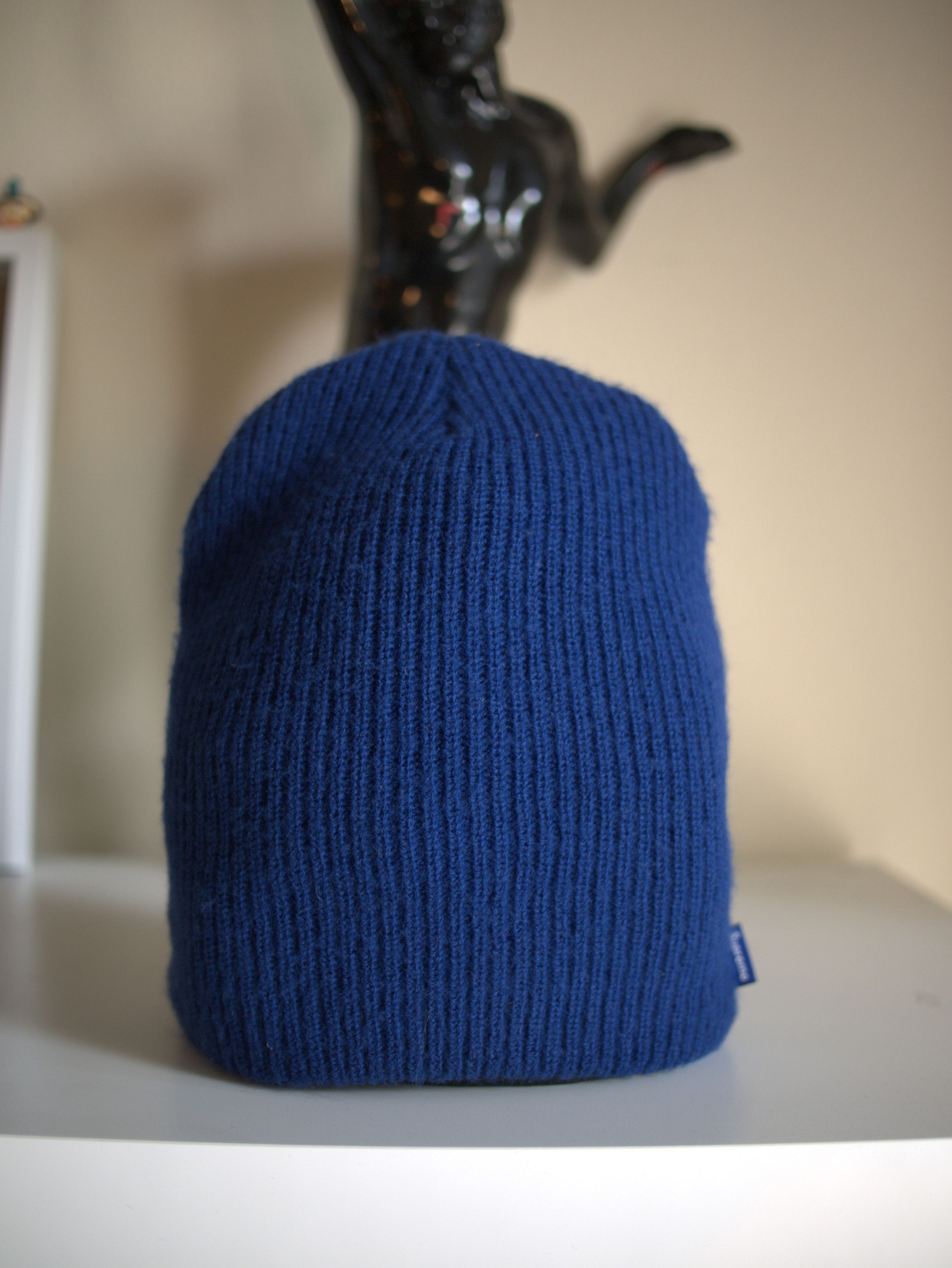 Supreme Supreme Loose Gauge Beanie (FW18) Slate Blue | Grailed