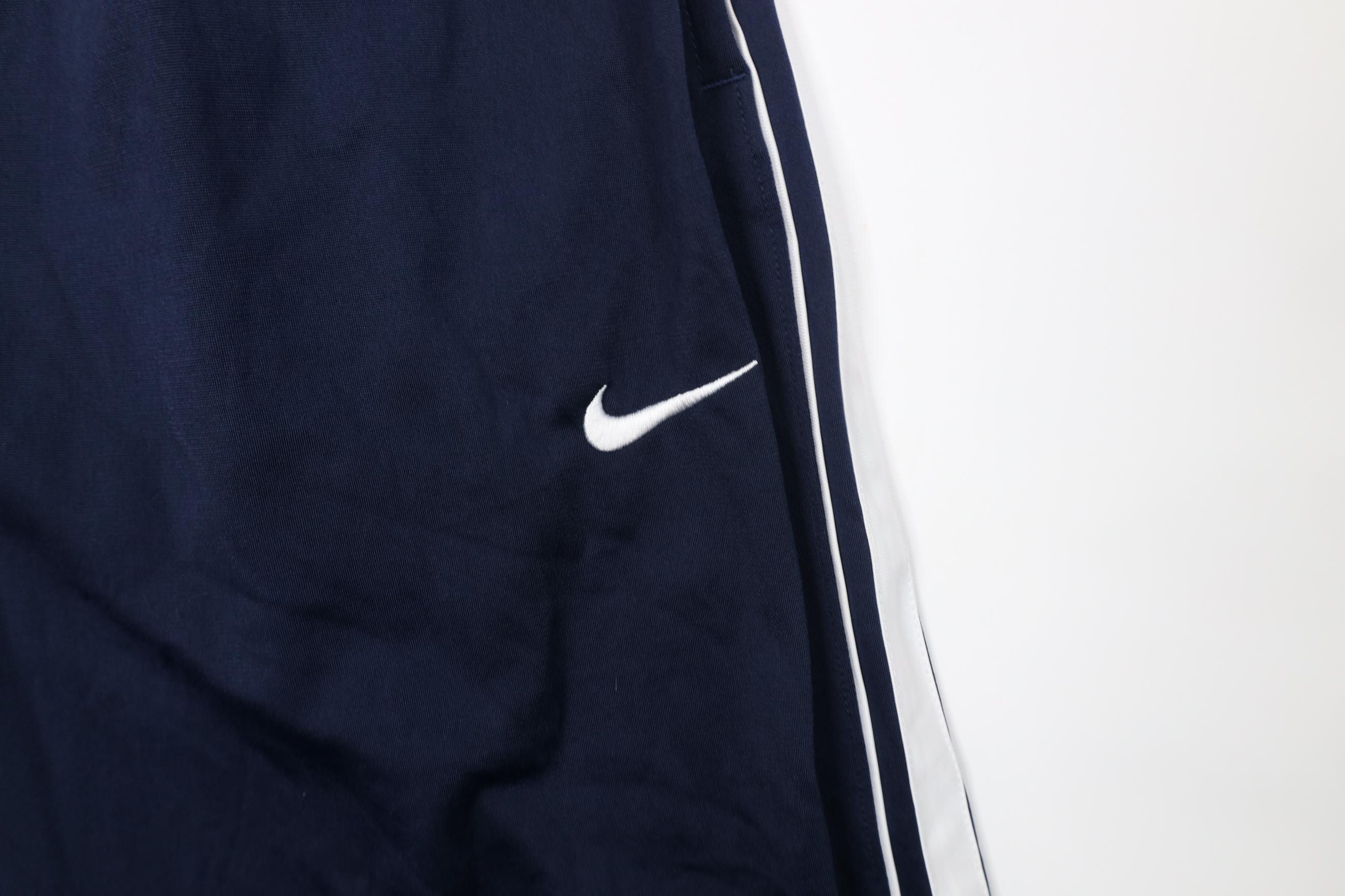 Nike Vintage Y2K Nike Scott Mini Swoosh Wide Leg Sweatpants Blue Size US 36 / EU 52 - 7 Thumbnail