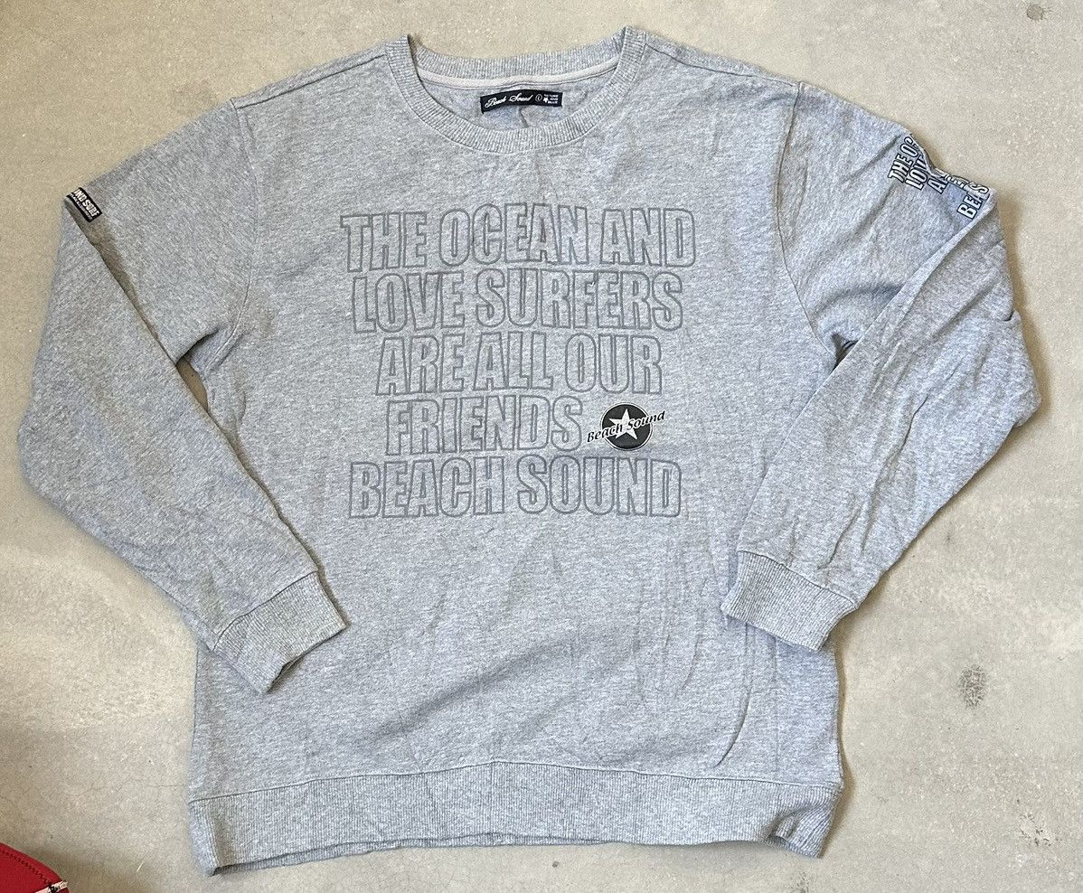 Japanese Brand VINTAGE BEACH SOUND SWEATSHIRT Size US M / EU 48-50 / 2 - 1 Thumbnail