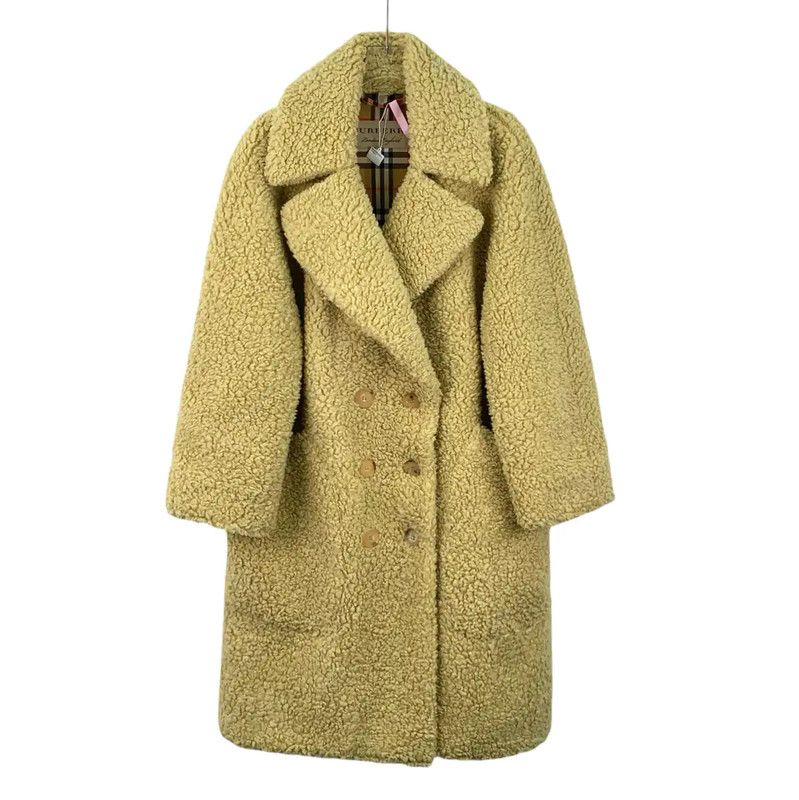 Burberry Burberry Women's Mustard Wool Coat Size M / US 6-8 / IT 42-44 - 1 Thumbnail