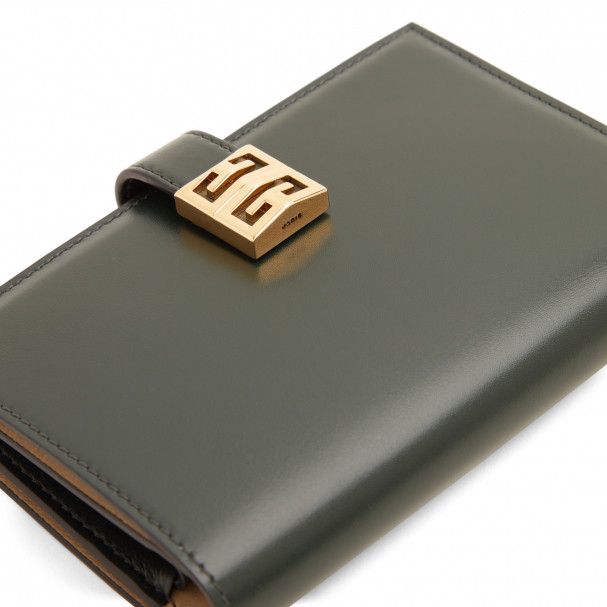 Givenchy o1srvl11e0724 Size: OS / 4G Leather Wallet in Green Size ONE SIZE - 3 Thumbnail