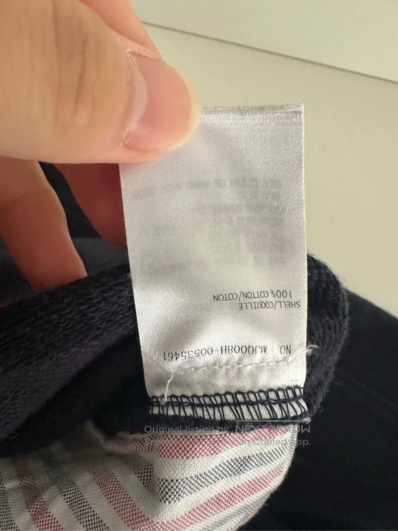 Thom Browne Thom Browne Dark Blue Four Stripe Sweatpants Size US 28 / EU 44 - 5 Thumbnail