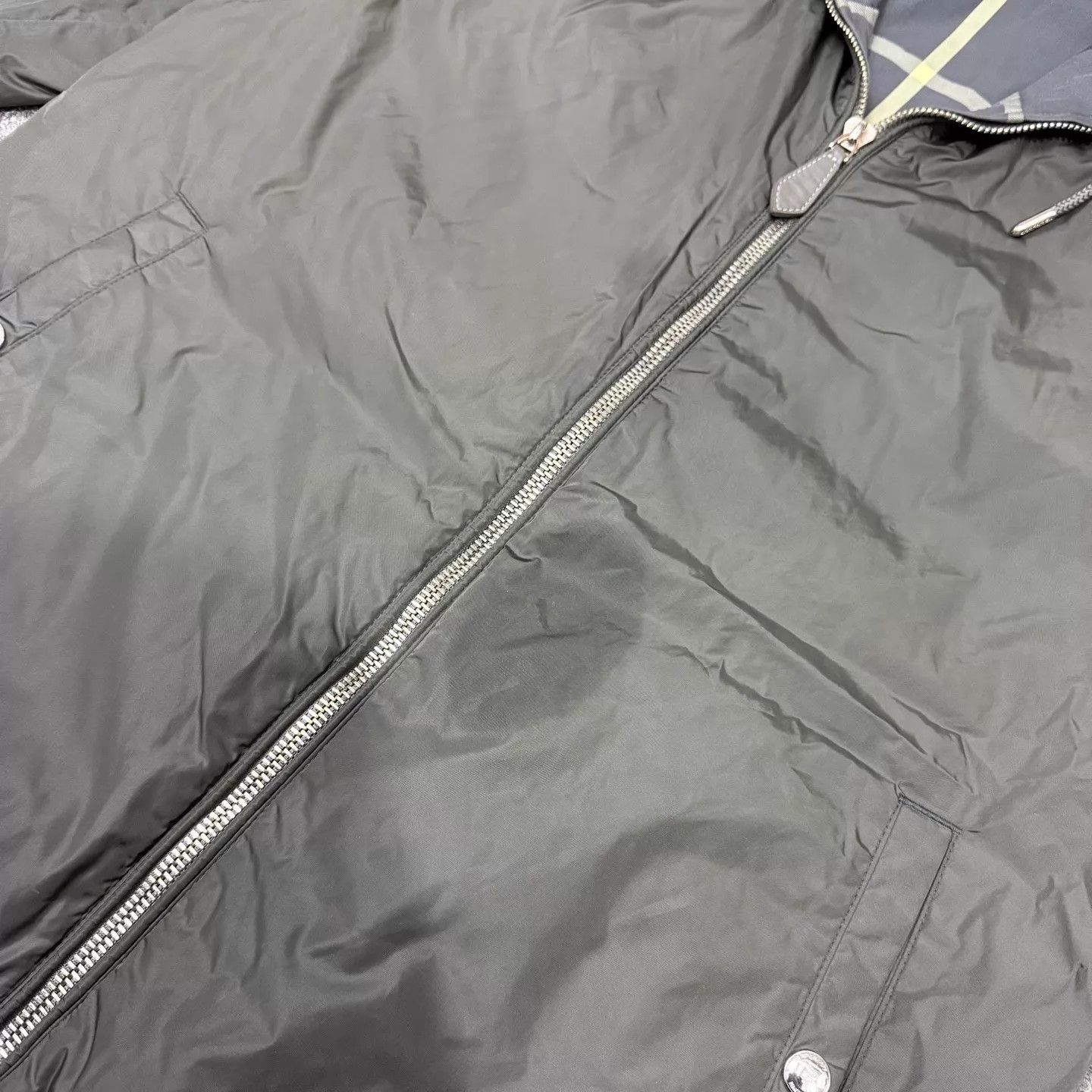 Burberry Burberry gray check double-faced jacket S 95 new Size US S / EU 44-46 / 1 - 3 Thumbnail