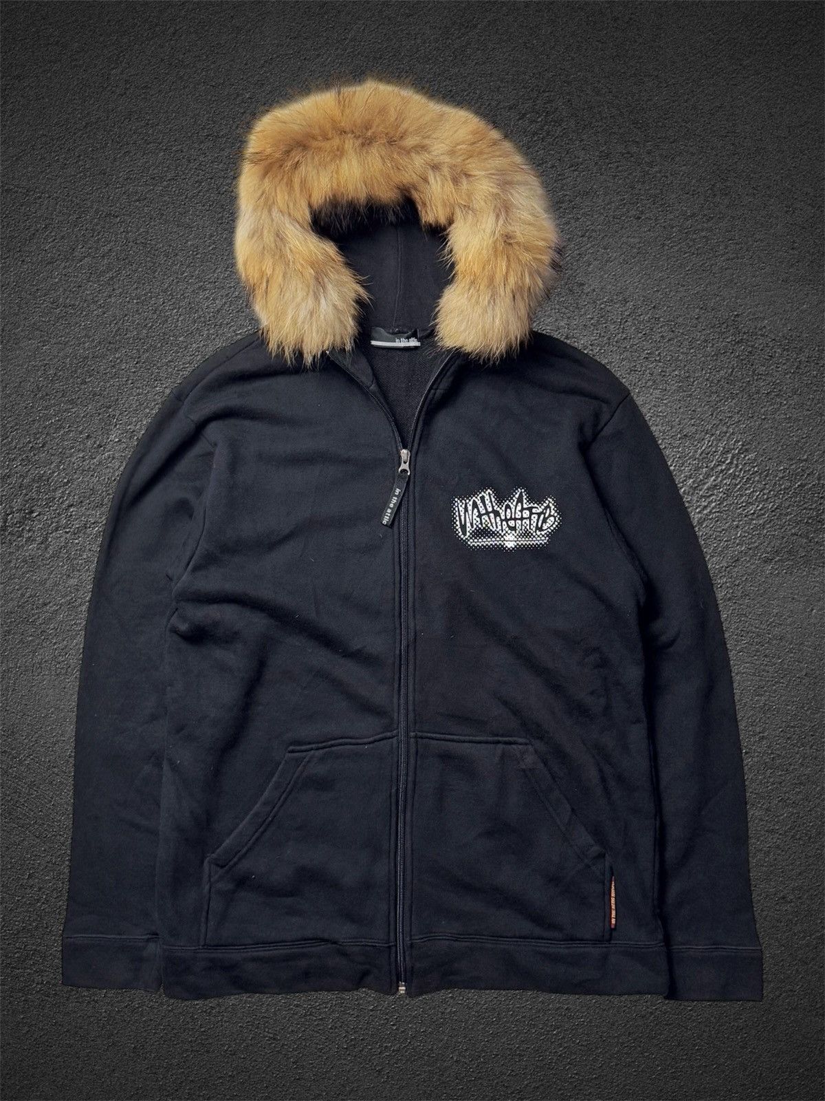 If Six Was Nine × Japanese Brand × Le Grande Bleu (L.G.B.) Fur hoodie intheattic rock poem Size US L / EU 52-54 / 3 - 2 Thumbnail