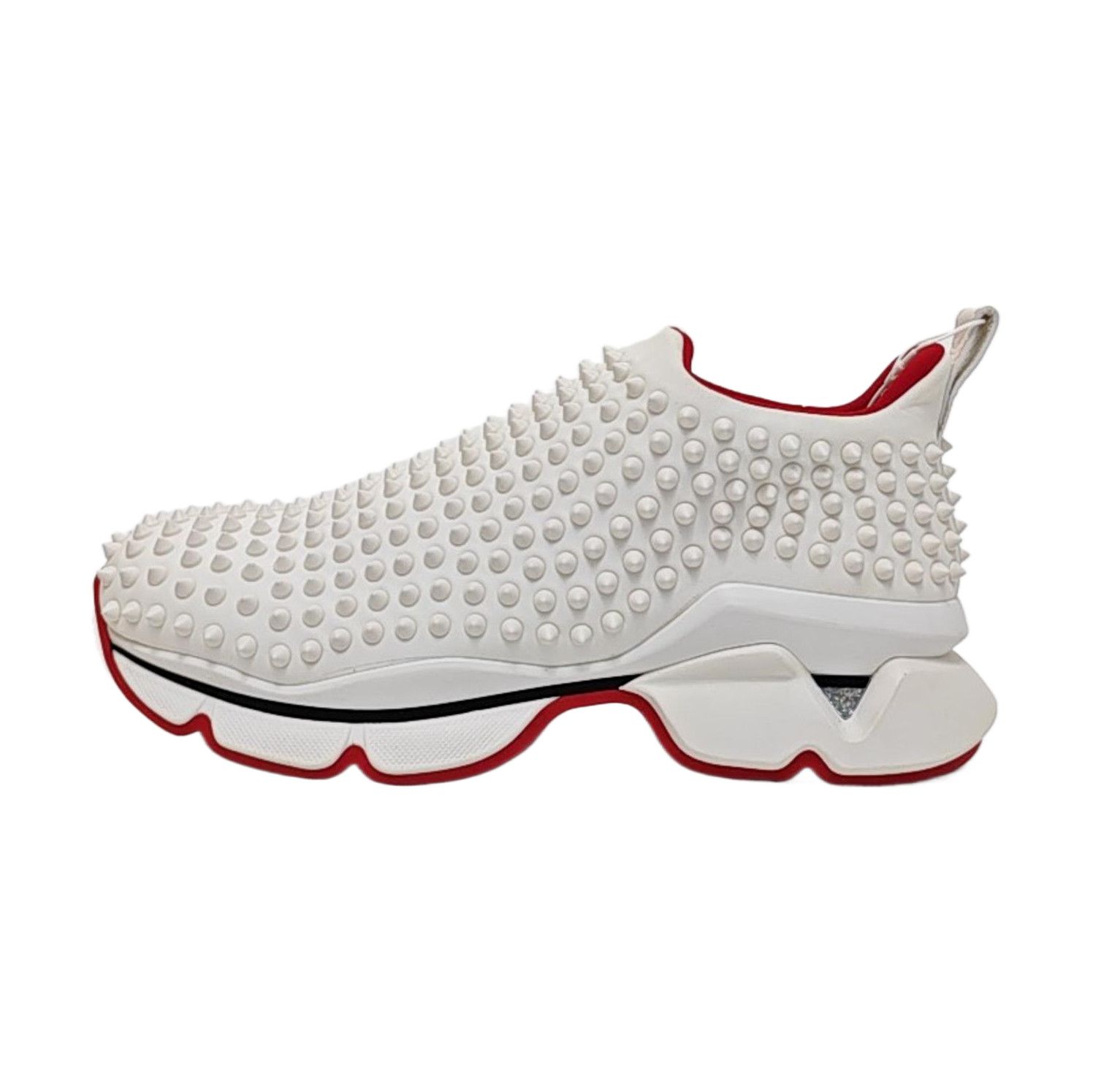 Christian Louboutin Christian Louboutin Spiked Low-Top Sneakers 41 Size US 8 / EU 41 - 1 Thumbnail