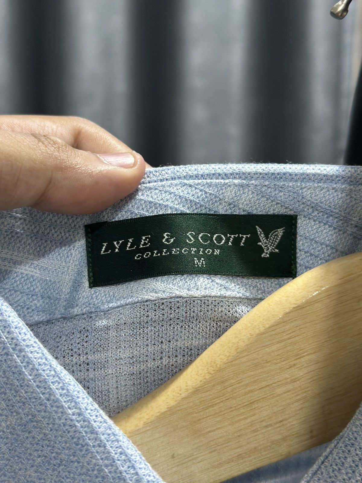 Lyle & Scott Lyle & Scott Blue Stripes Shirt Size US M / EU 48-50 / 2 - 5 Thumbnail
