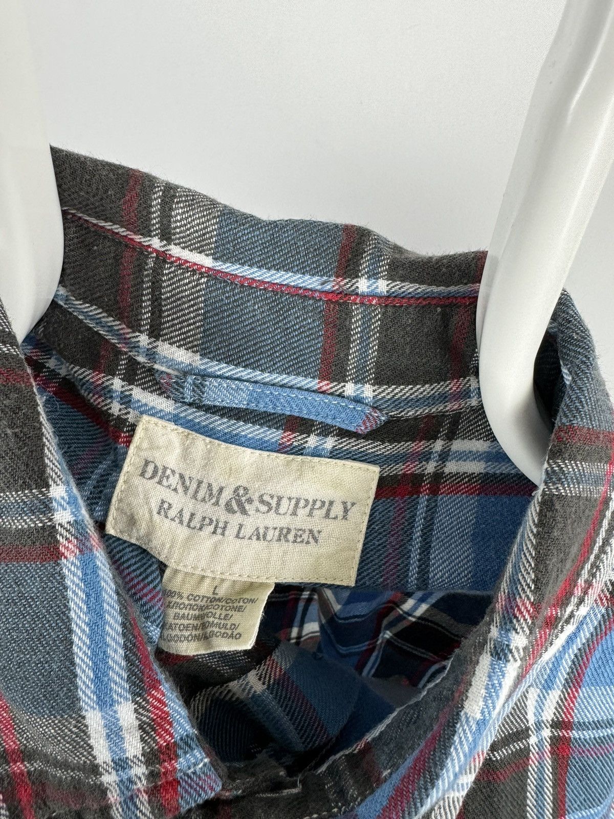Denim & Supply Ralph Lauren × Vintage Vintage Denim & Supply Polo Ralph Lauren Long Sleeve Shirt Size US L / EU 52-54 / 3 - 3 Thumbnail