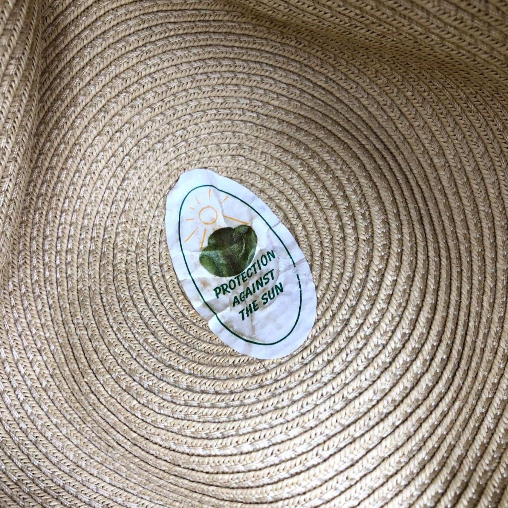 Vintage VINTAGE Turtle K Paper Fedora Hat Women's XL Beige Sun Protection Cap Size ONE SIZE - 5 Thumbnail