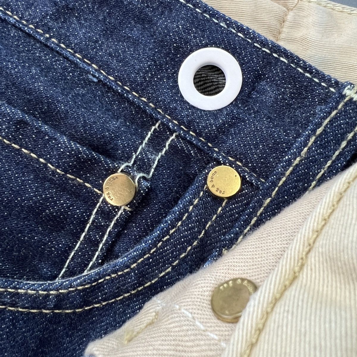 Rag & Bone Rag & Bone 3/4th Convertible Straight Leg Selvedge Jeans Size US 30 / EU 46 - 9 Thumbnail