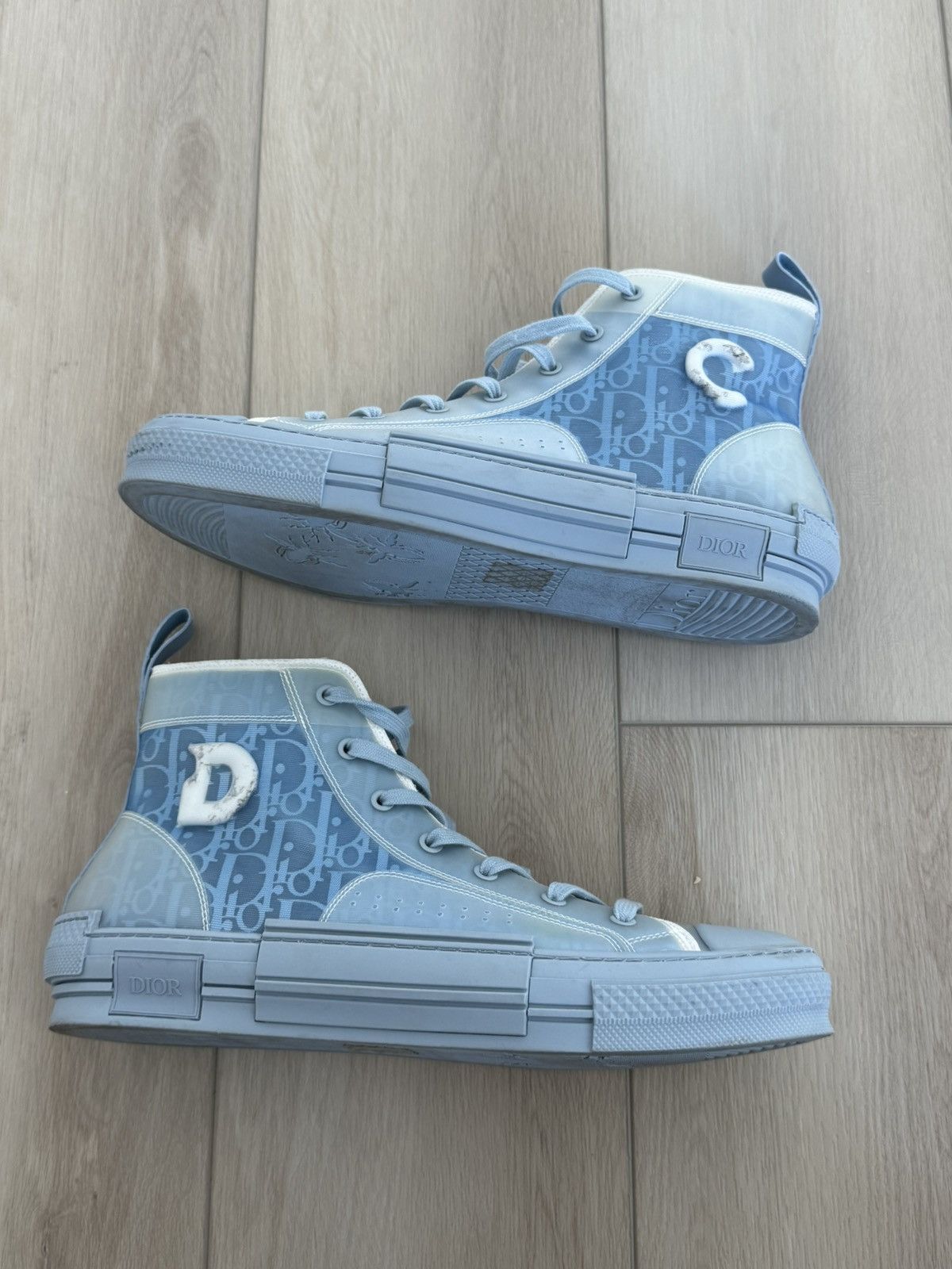Dior Dior B23 High Top Daniel Arsham Size 45 Dior Sneakers Size US 11.5 / EU 44-45 - 11 Thumbnail
