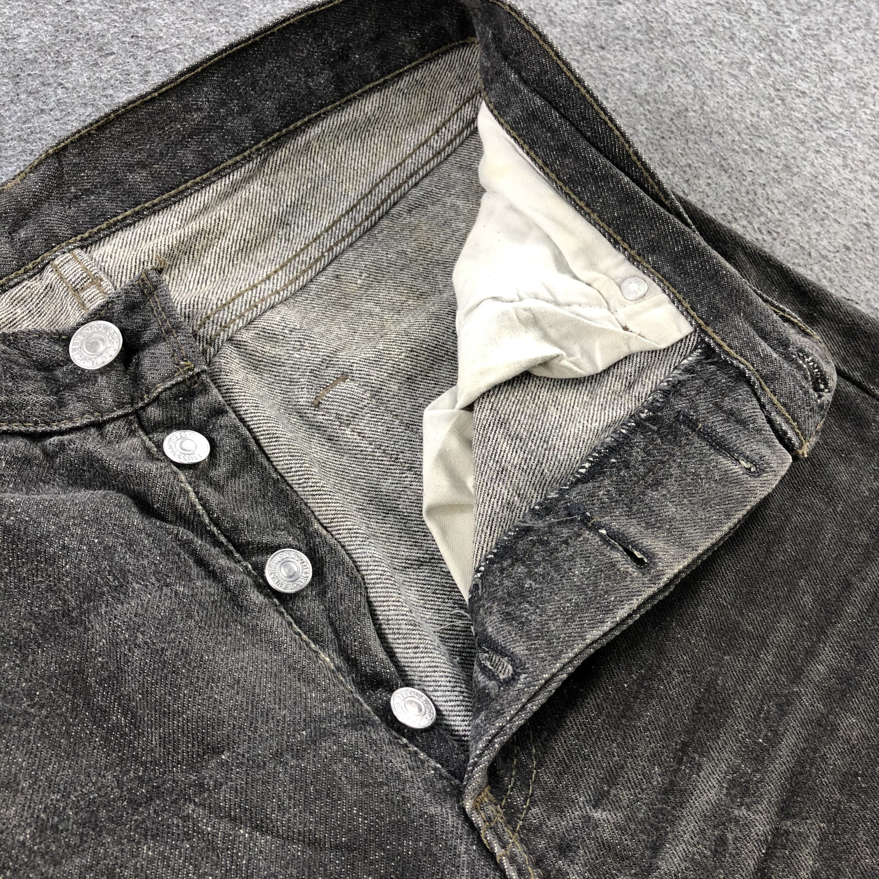 Levi's × Vintage 90s Vintage Levis 501 Black Jeans-JM2058 Size US 30 / EU 46 - 7 Thumbnail