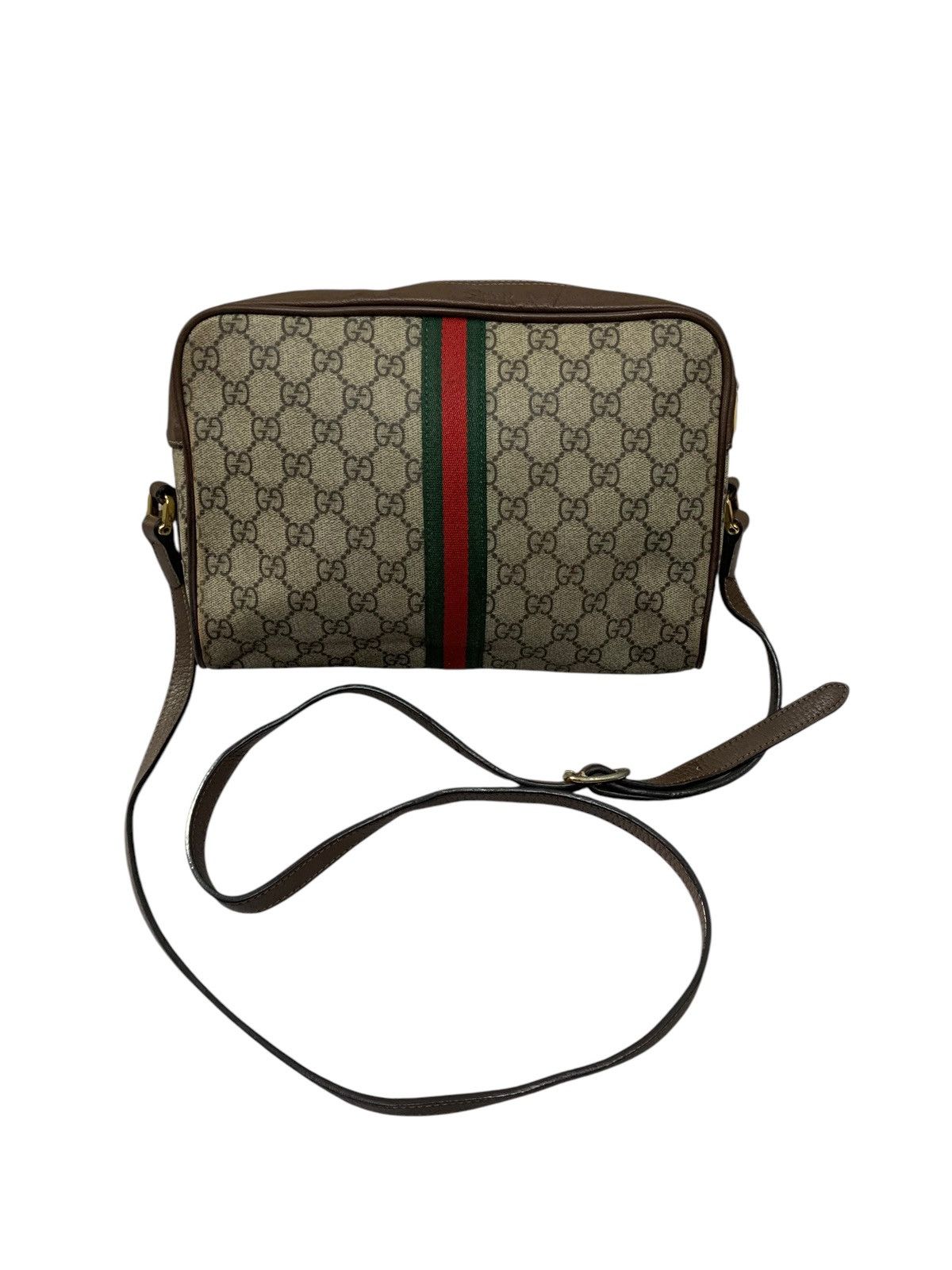 Gucci 🔥VTG GUCCI GG MONOGRAM OPHIDIA SLING BAG Size ONE SIZE - 7 Thumbnail