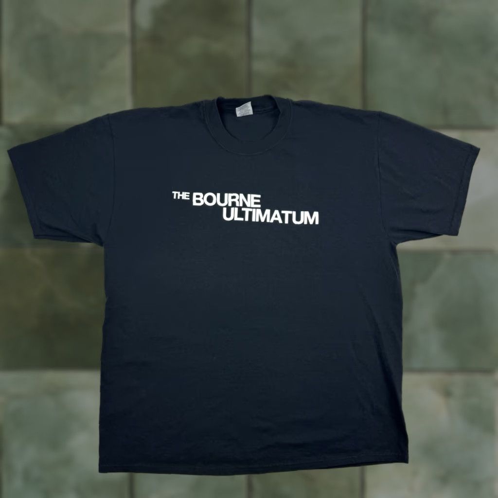 Jerzees VINTAGE JERZEES The Bourne Ultimatum Movie T-Shirt Adult XL Black 2007 Y2K Mens Size US XL / EU 56 / 4 - 1 Thumbnail