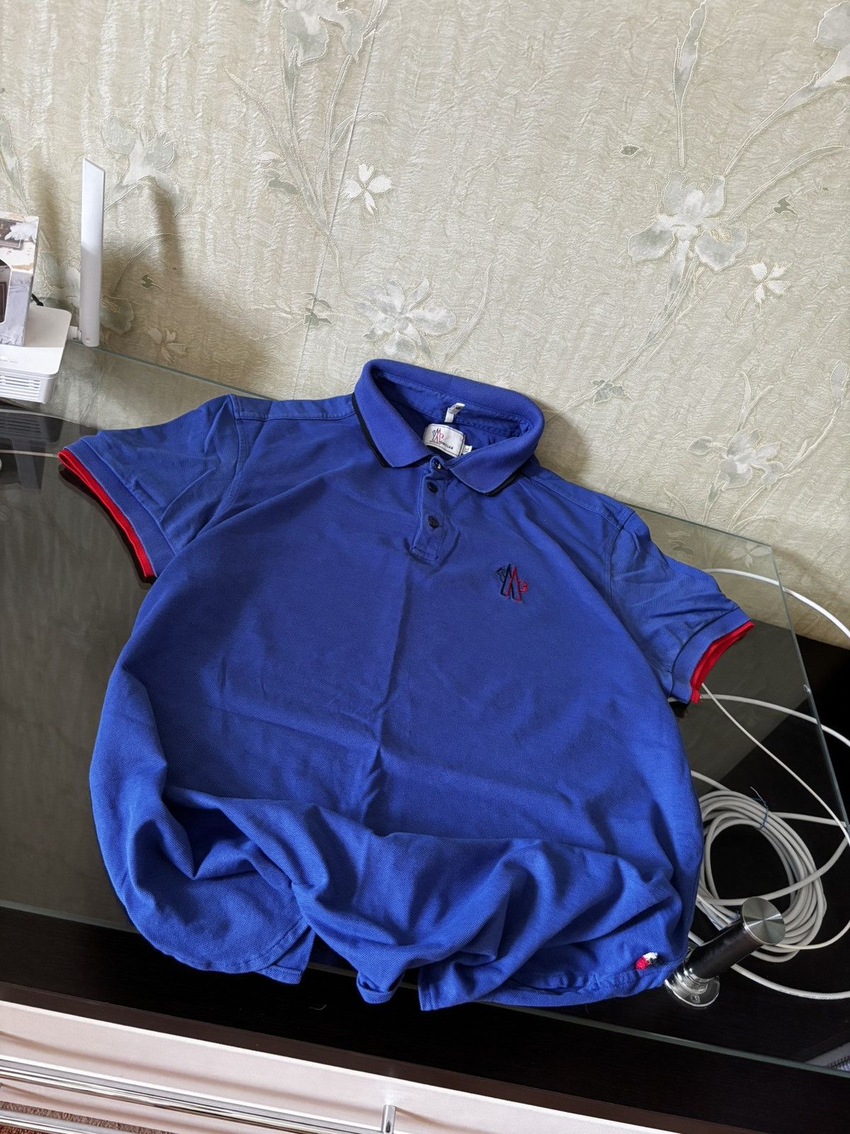 Moncler 🔥 Moncler Polo T-shirt 🔥 Size US L / EU 52-54 / 3 - 1 Thumbnail