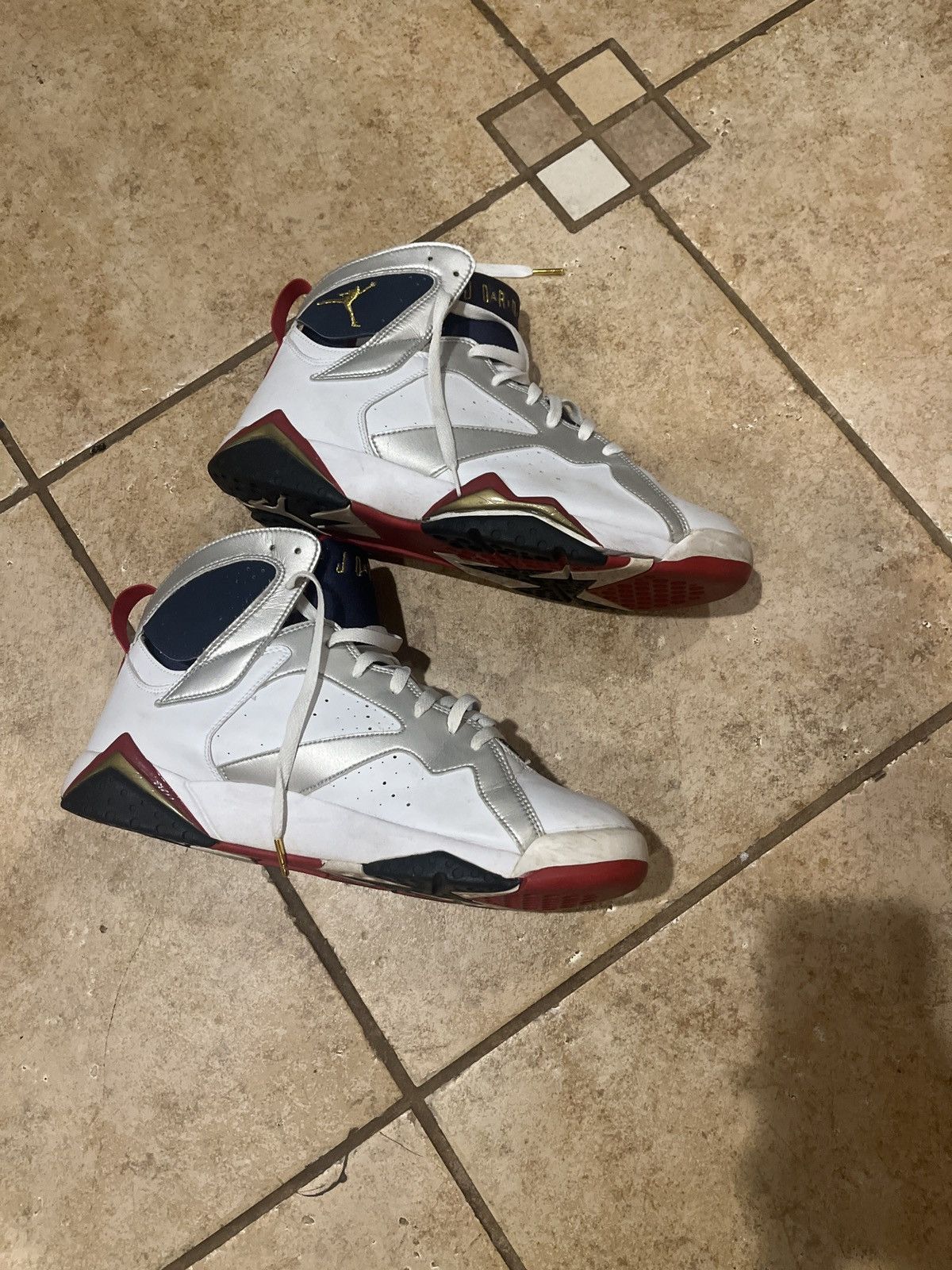 Jordan Brand 2004 Jordan 7 Olympics Size 13 Size US 13 / EU 46 - 4 Thumbnail