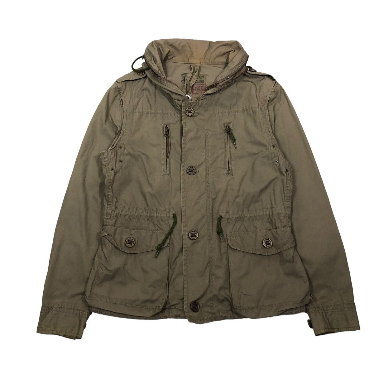 PPFM 🔥CROPPED BONDAGE PARACHUTE BIKER JACKET PPFM JAPAN Size US L / EU 52-54 / 3 - 1 Thumbnail