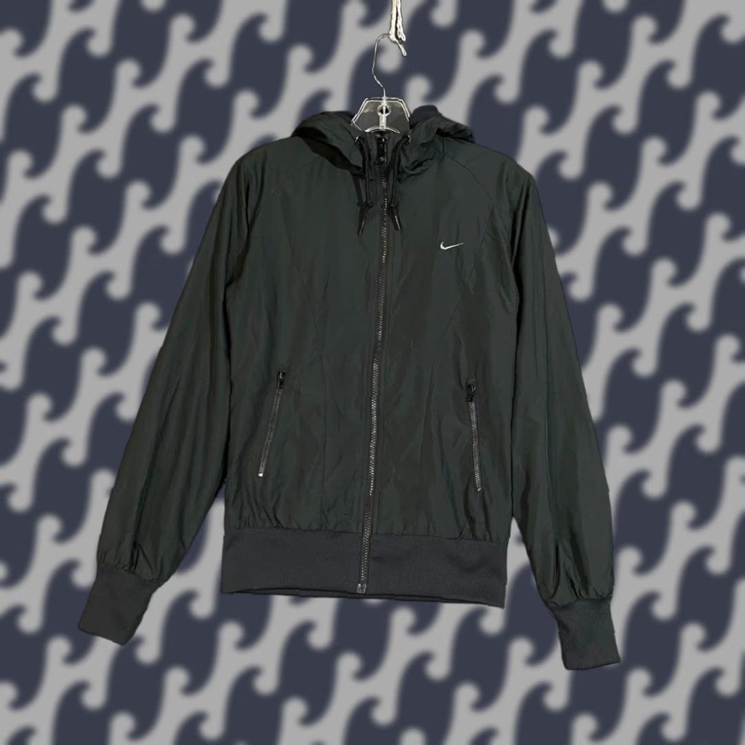 Nike Nike The Athletic Dept. Black Hoodie Windbreaker Light Jacket Women’s Size Small Size S / US 4 / IT 40 - 1 Thumbnail