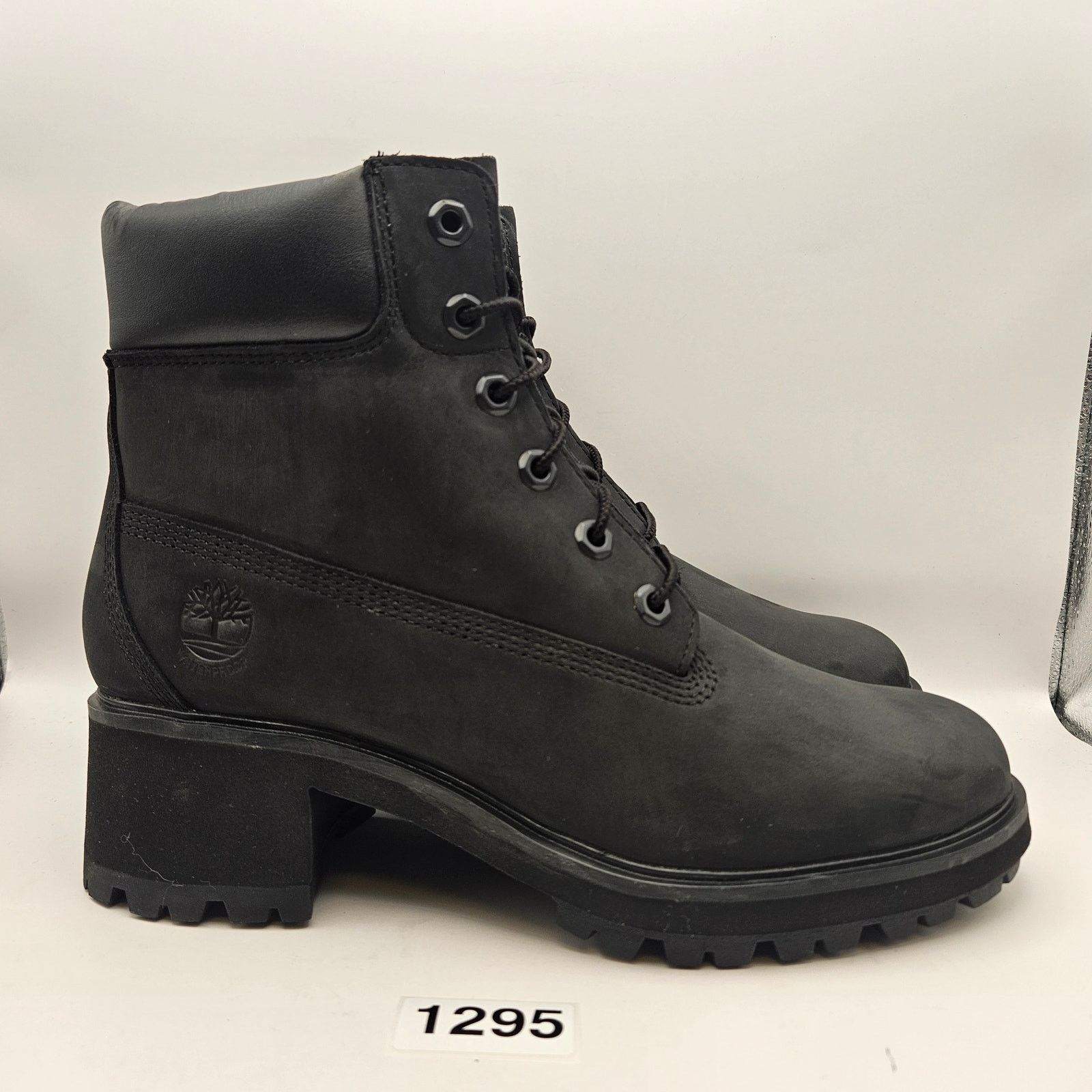 Timberland TIMBERLAND WOMEN'S 10 KINSLEY BLACK NUBUCK 6 INCH WATERPROOF Size US 10 / IT 40 - 4 Thumbnail