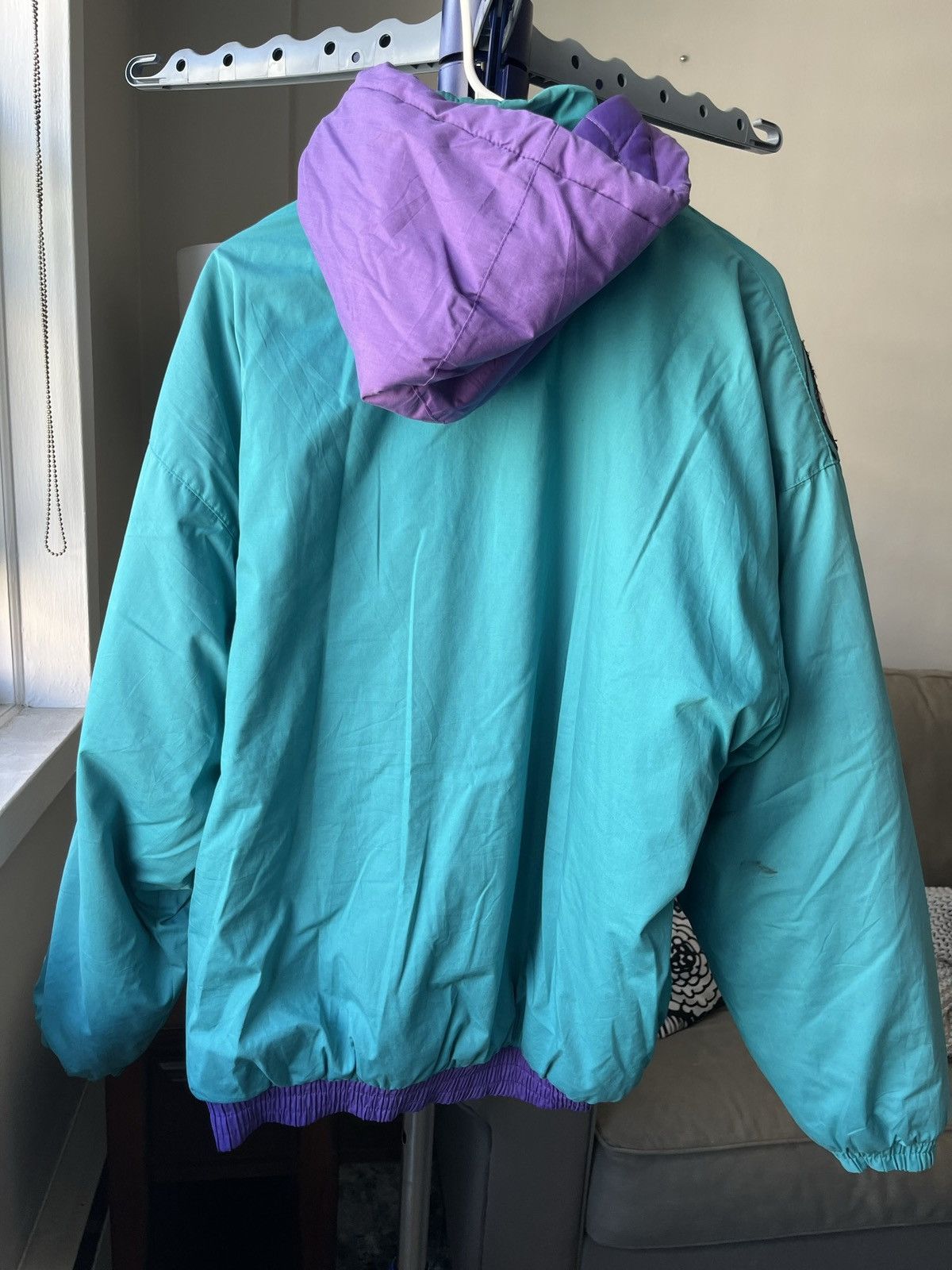 Starter VINTAGE Starter Charlotte Hornets Big Shot Jacket Size L Size US L / EU 52-54 / 3 - 5 Thumbnail