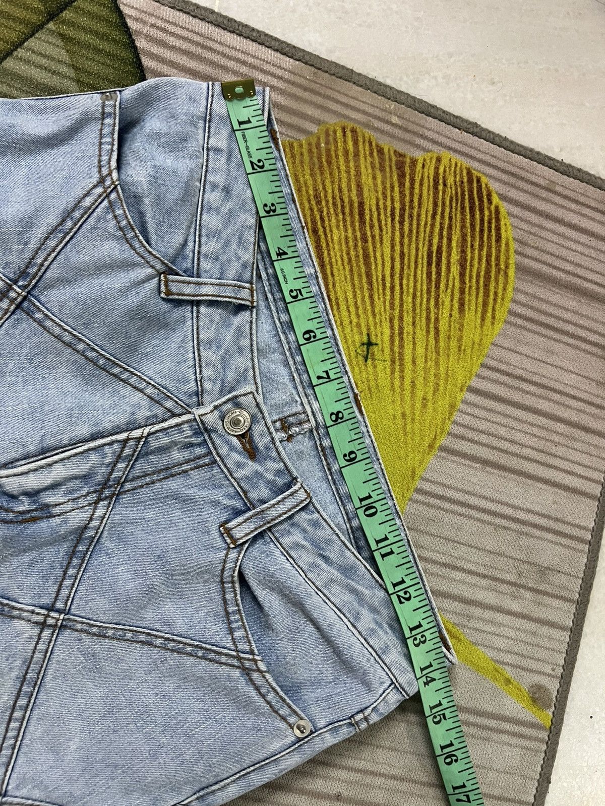 Japanese Brand 💥Flare💥Estacot Faded Distress Jean Like Tornado Mart Size US 28 / EU 44 - 3 Thumbnail