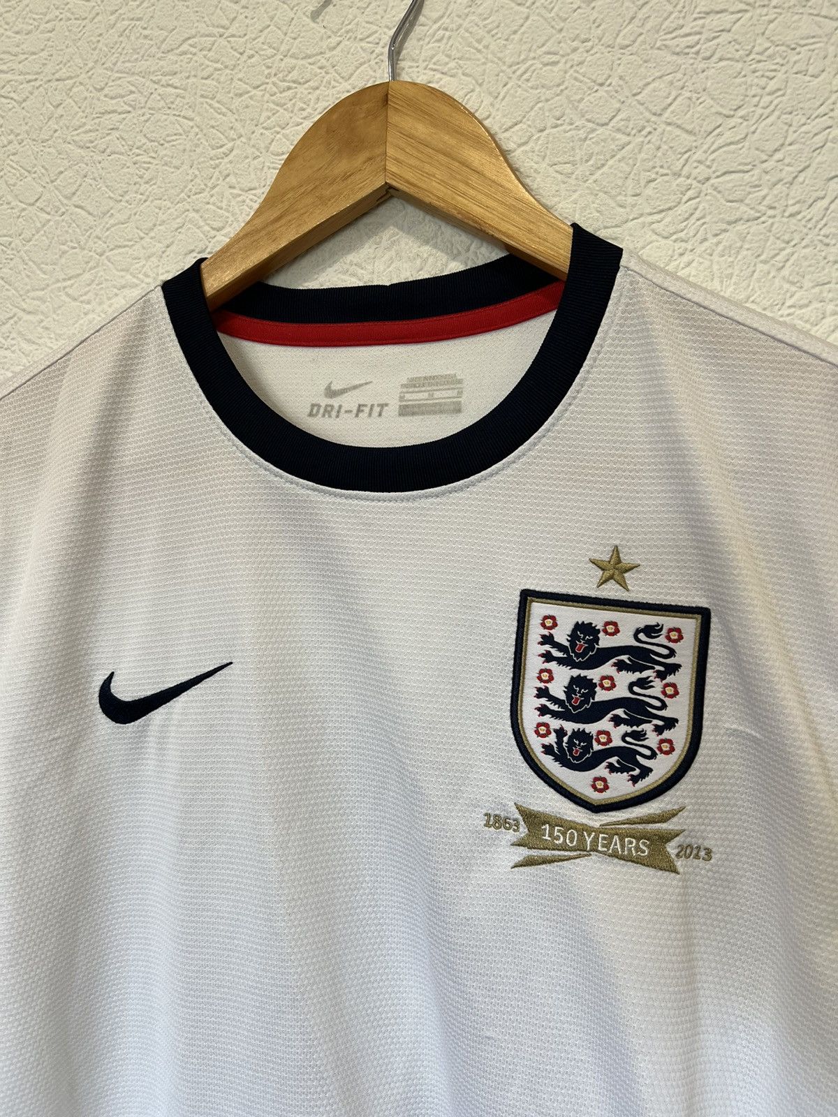 Nike LALLANA Nike England 2013 Home Kit Soccer Jersey Size US M / EU 48-50 / 2 - 3 Thumbnail
