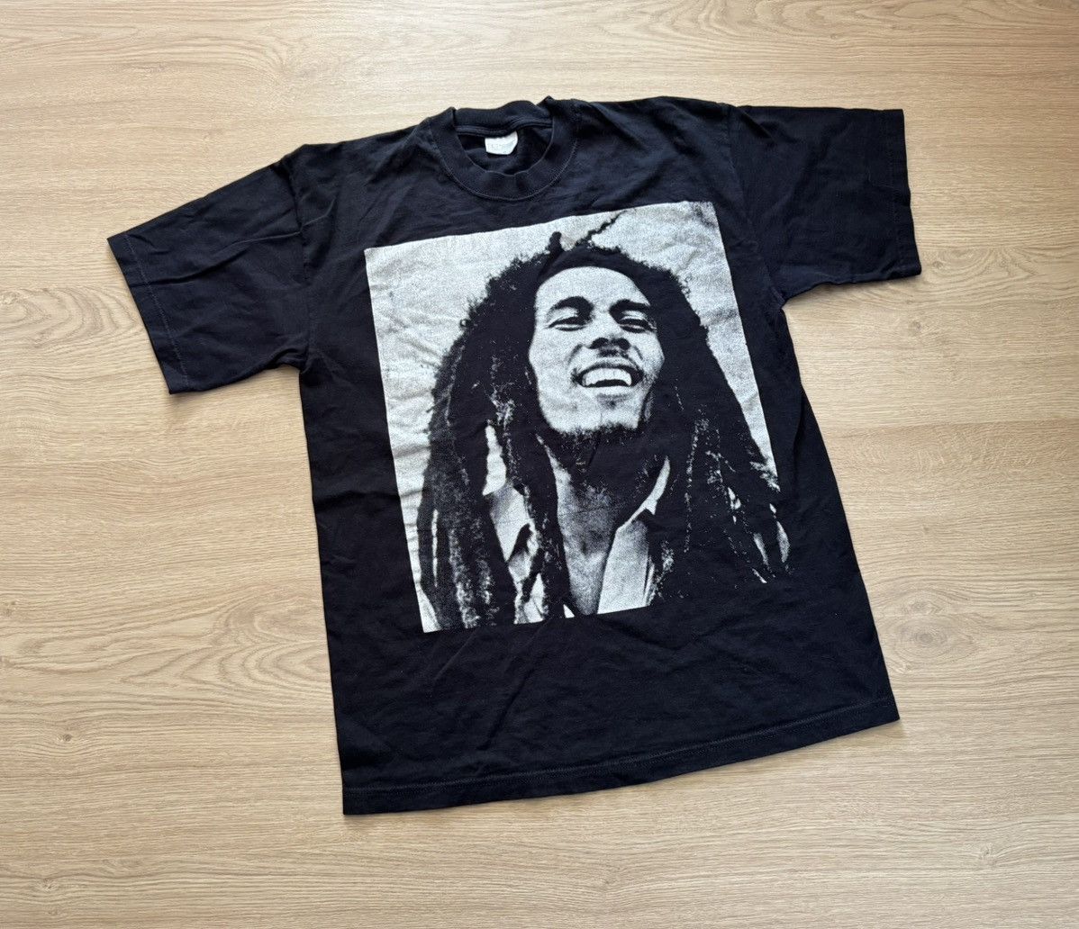Bob Marley Vintage 90’s Screen Stars Bob Marley Single Stitch T-Shirt Size US L / EU 52-54 / 3 - 1 Thumbnail