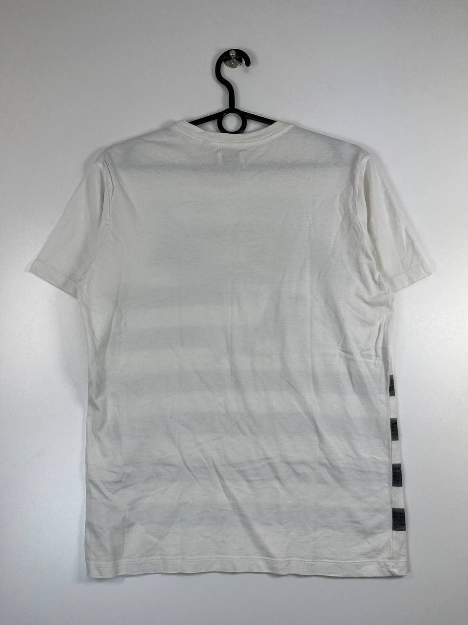 Diesel Diesel Graphic Eagle Stripe T-Shirt Cotton White Mens Size M Size US M / EU 48-50 / 2 - 6 Thumbnail