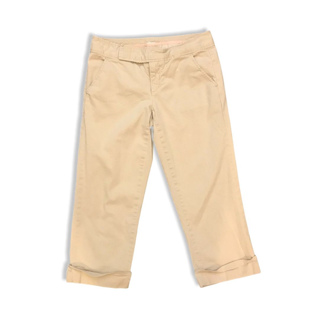 Vince Vince Beige Tan Chino Rolled Hem Capri Work Pants 2 Size 26" / US 2 / IT 38 - 1 Thumbnail