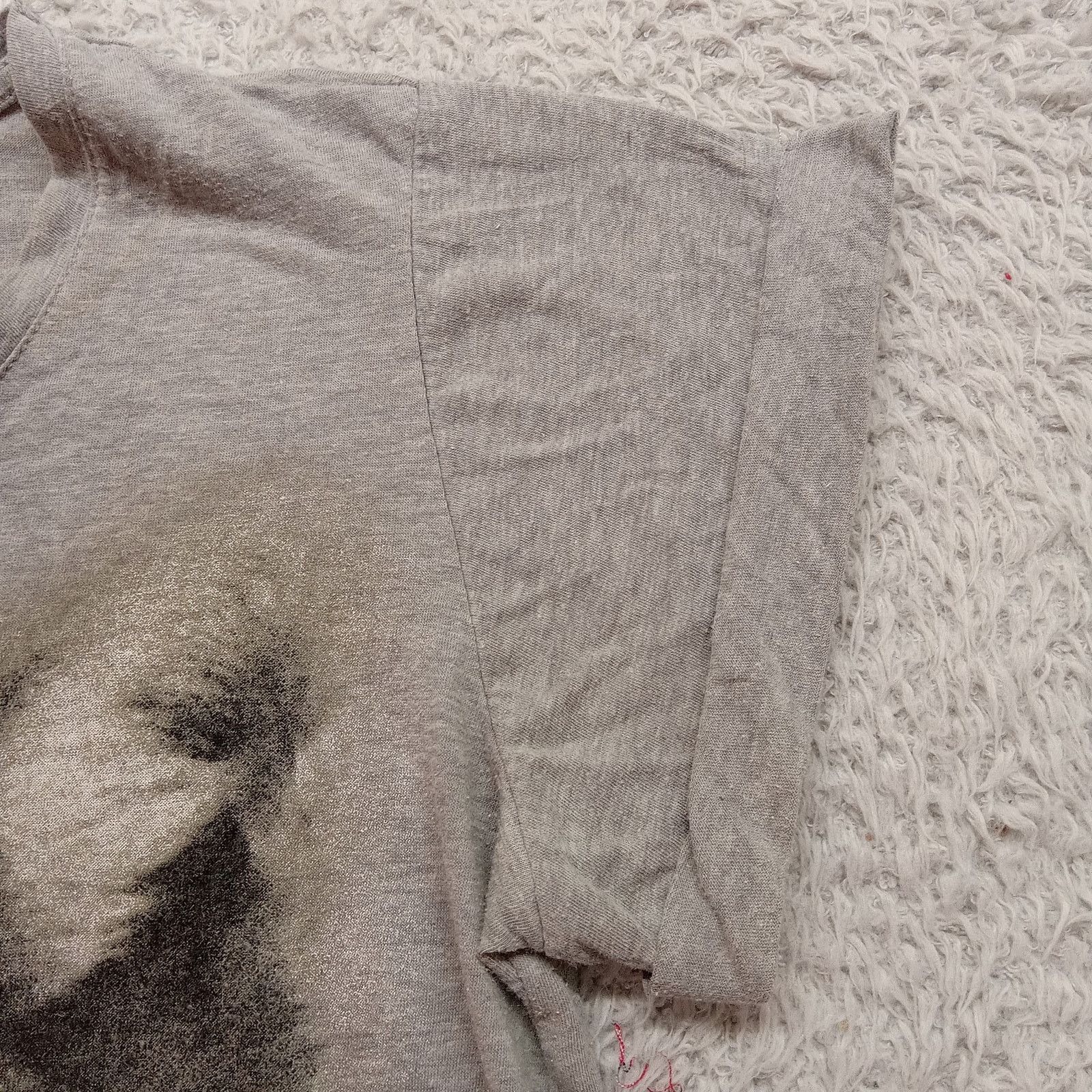 & Other Stories Freeze T-Shirt S Women's Cuff Sleeve Wolf Gray Pullover Size S / US 4 / IT 40 - 4 Thumbnail