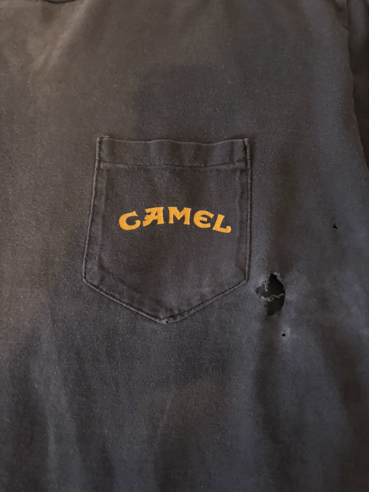 Camel Camel cigarettes longsleeve black single stitch t-shirt Size US L / EU 52-54 / 3 - 4 Thumbnail