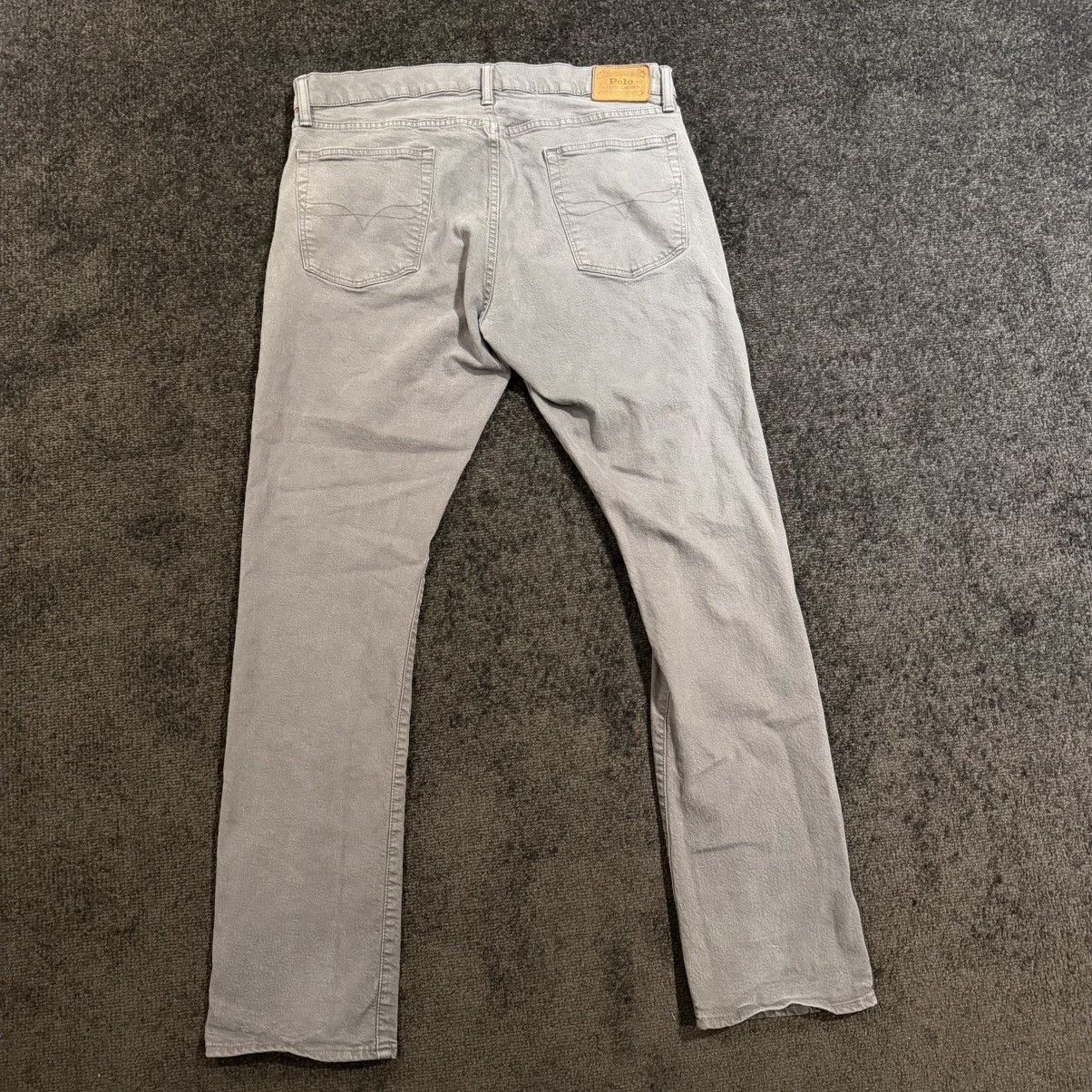 Polo Ralph Lauren Polo Ralph Lauren Jeans Mens 36x34 Gray Denim Pants Size US 36 / EU 52 - 10 Thumbnail