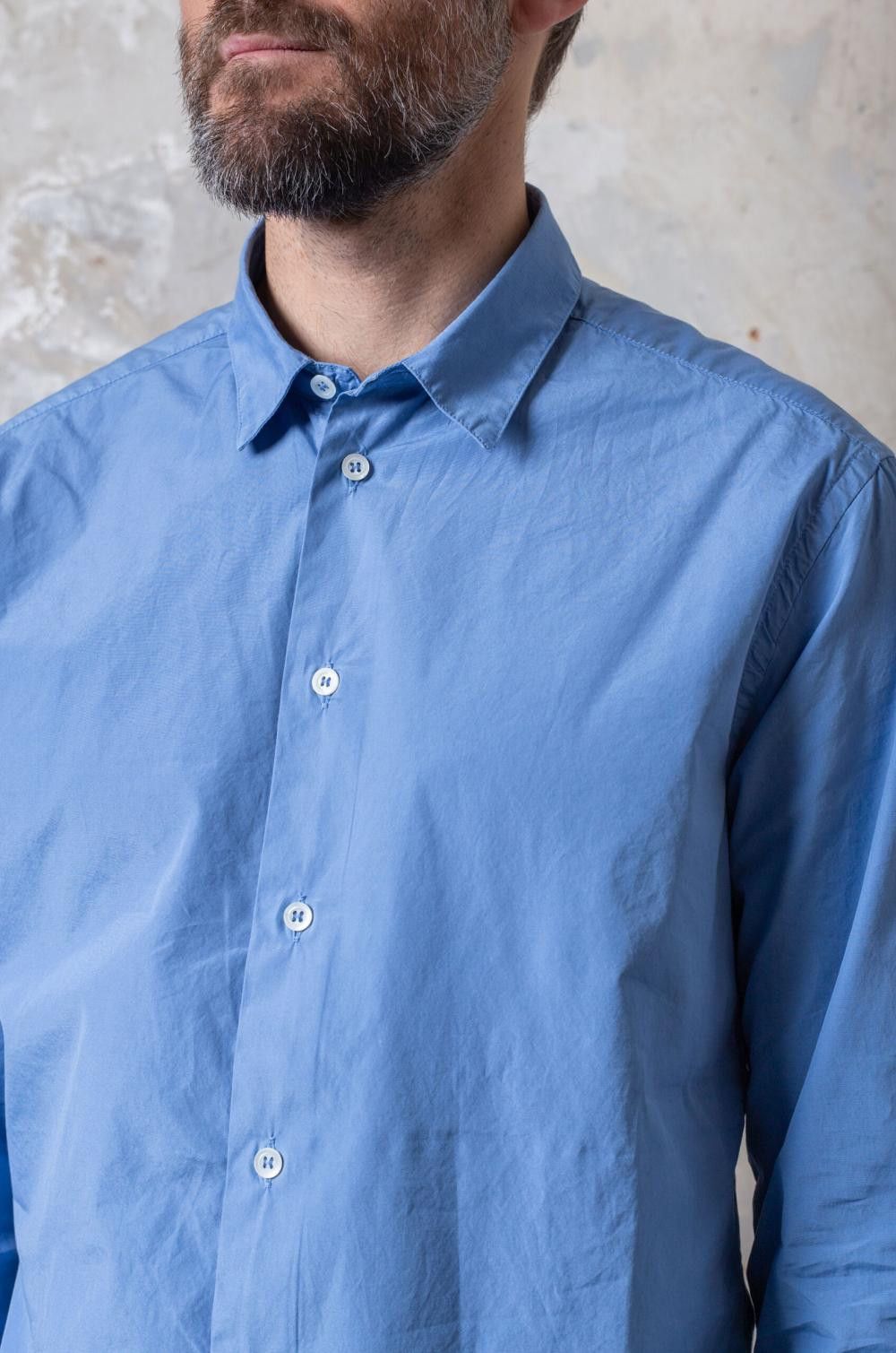 Barena Barena Coppi Supio Shirt -- Sky Blue Cotton Size US L / EU 52-54 / 3 - 5 Thumbnail