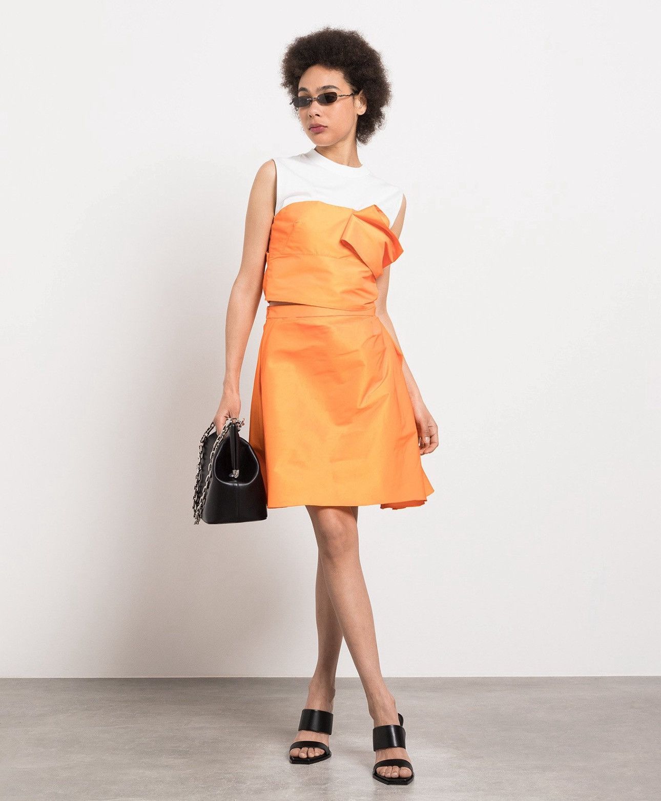 Alexander McQueen Last Alexander McQueen Orange Midi Skirt Size 26" / US 2 / IT 38 - 5 Thumbnail