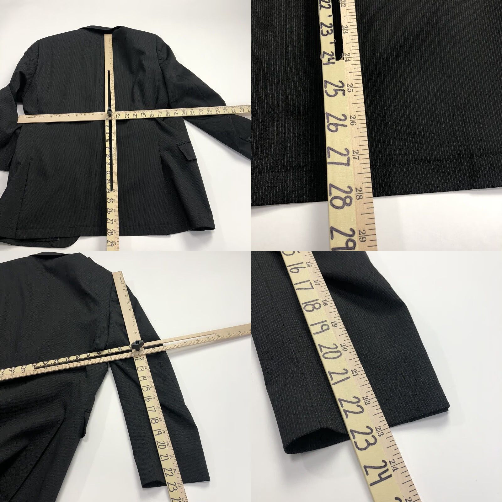 John Varvatos John Varvatos U.S.A. 36R Men’s Viscose Blend Two Button Sport Coat Jacket Black Size US XXS / EU 40 - 10 Thumbnail