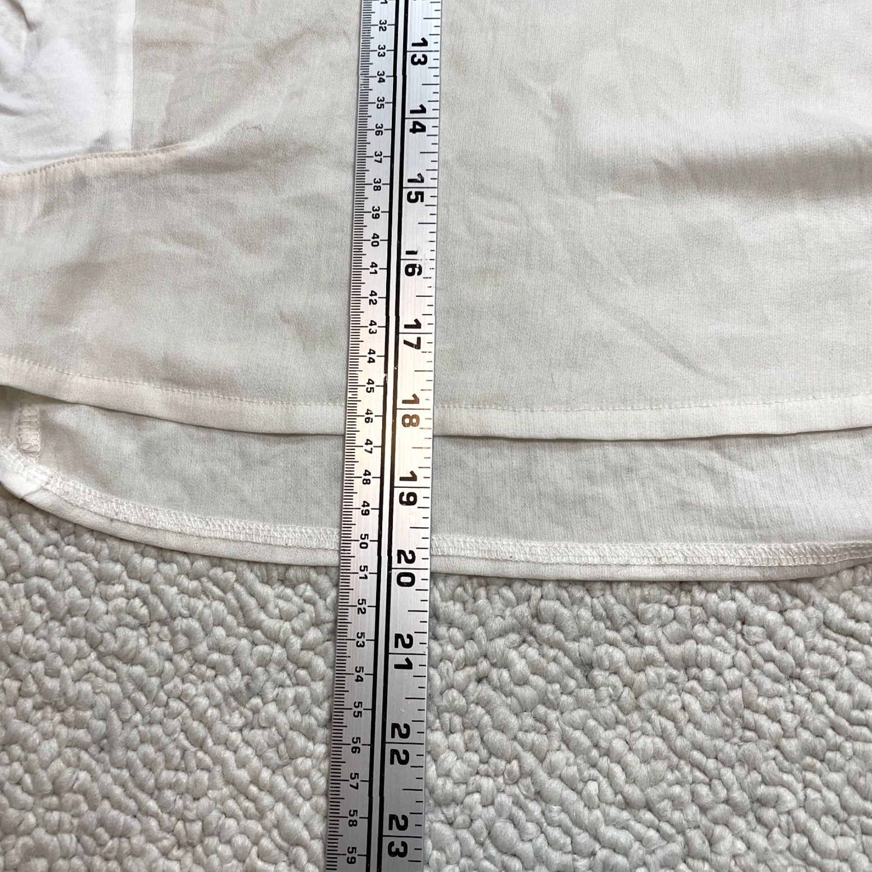 Bcbgmaxazria BCBGMAXAZRIA Shirt Womens Small White Casual Sleeve Soft Rayon Ladies Top Size S / US 4 / IT 40 - 4 Thumbnail
