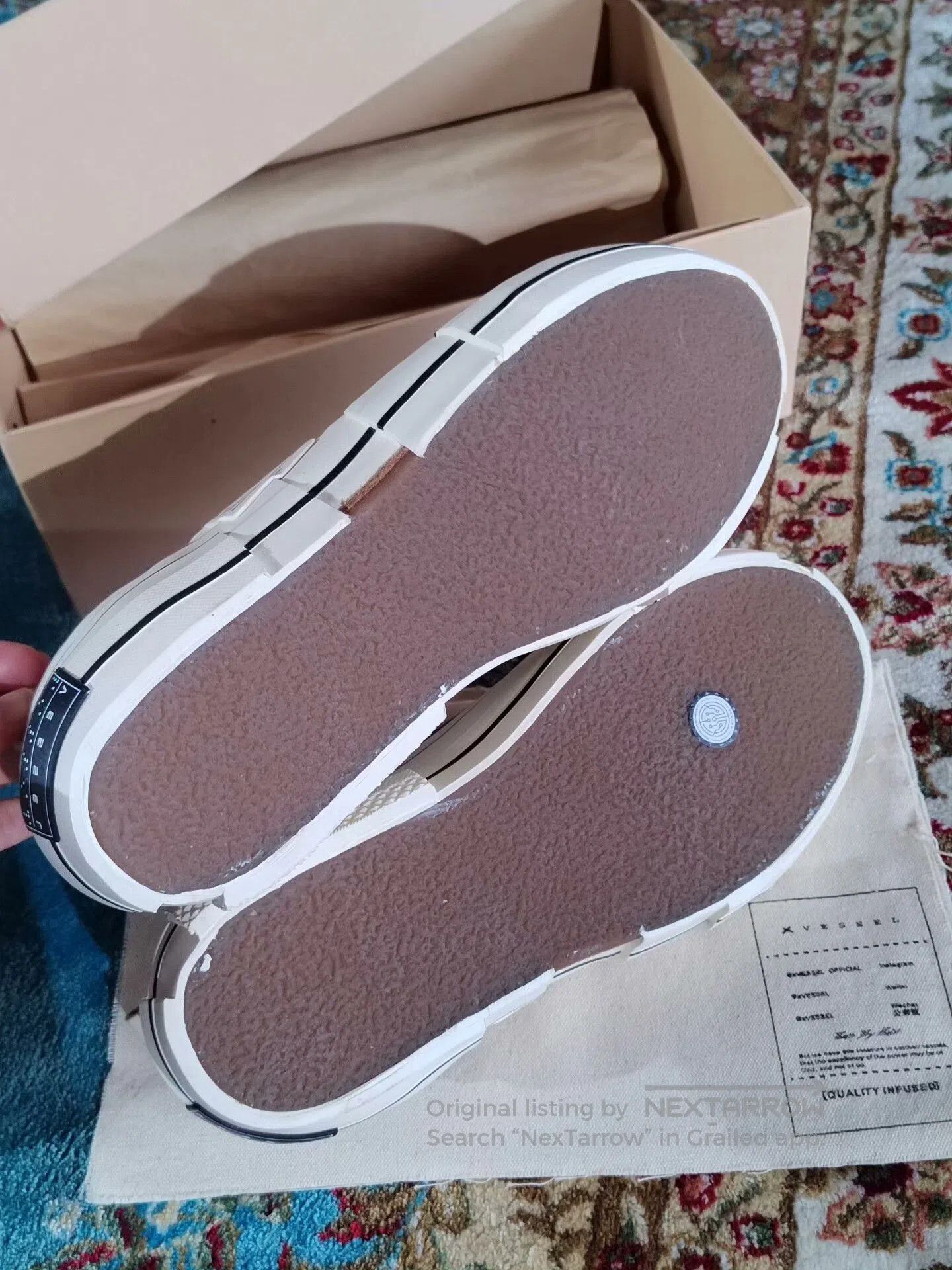 xVESSEL Blue Canvas Low-Top Sneakers. Size US 11 / EU 44 - 8 Thumbnail