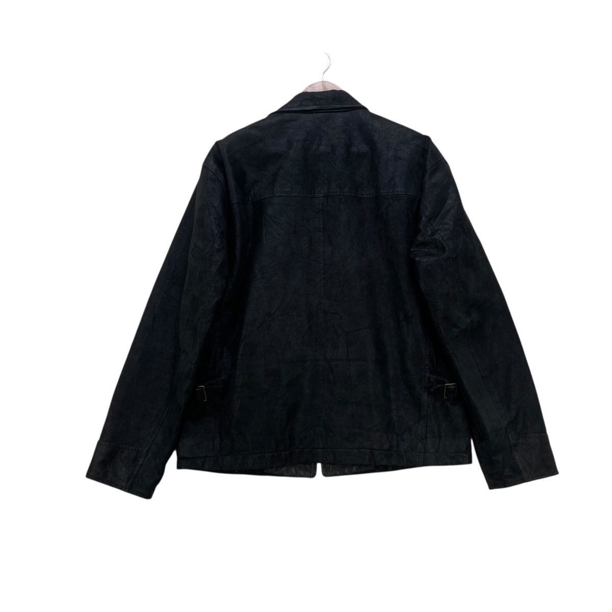 Japanese Brand 💥Vintage Junmen Leather Jacket Size US M / EU 48-50 / 2 - 2 Thumbnail