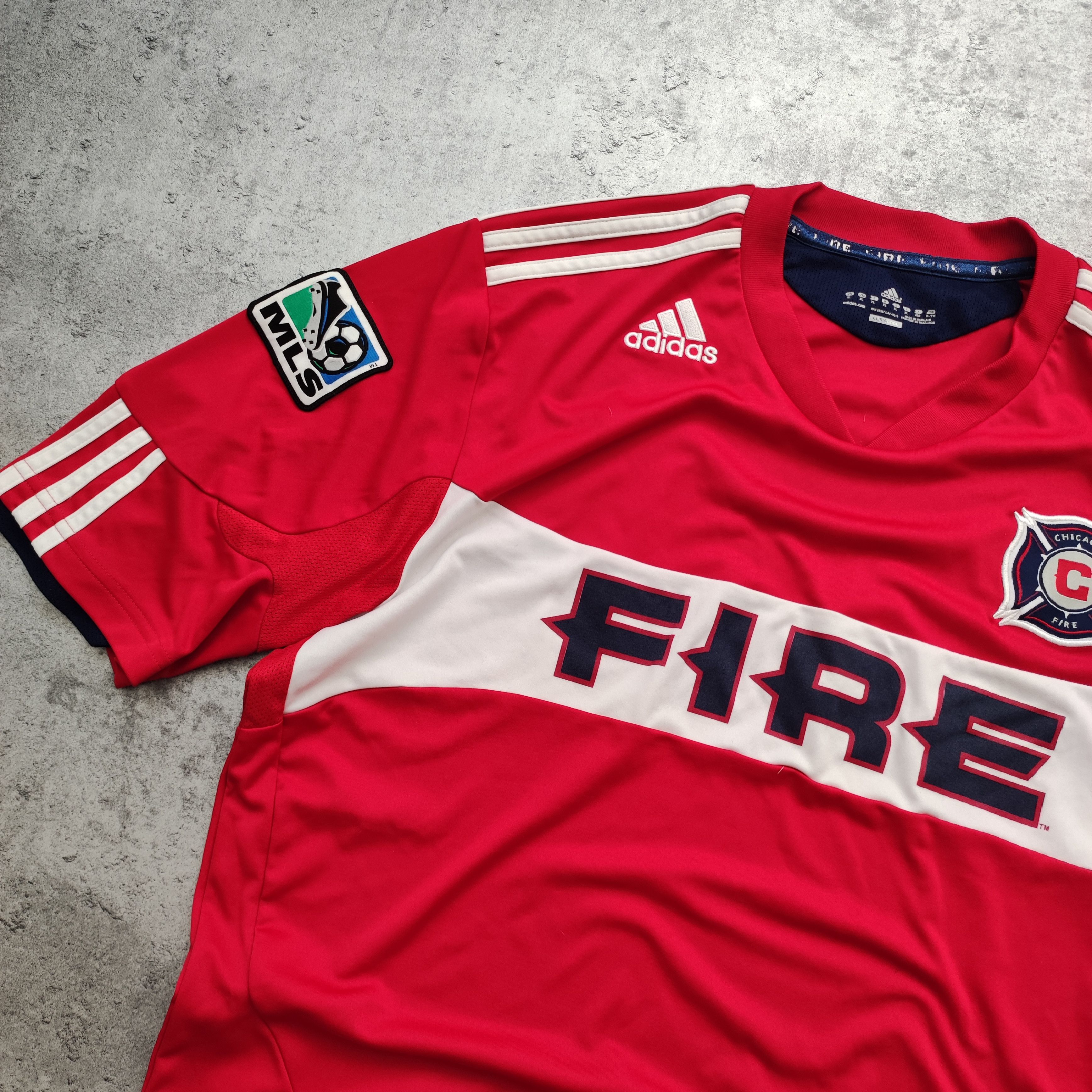 Adidas RARE 2011/12 Chicago Fire x Adidas MLS Football Jersey Size US XL / EU 56 / 4 - 3 Thumbnail