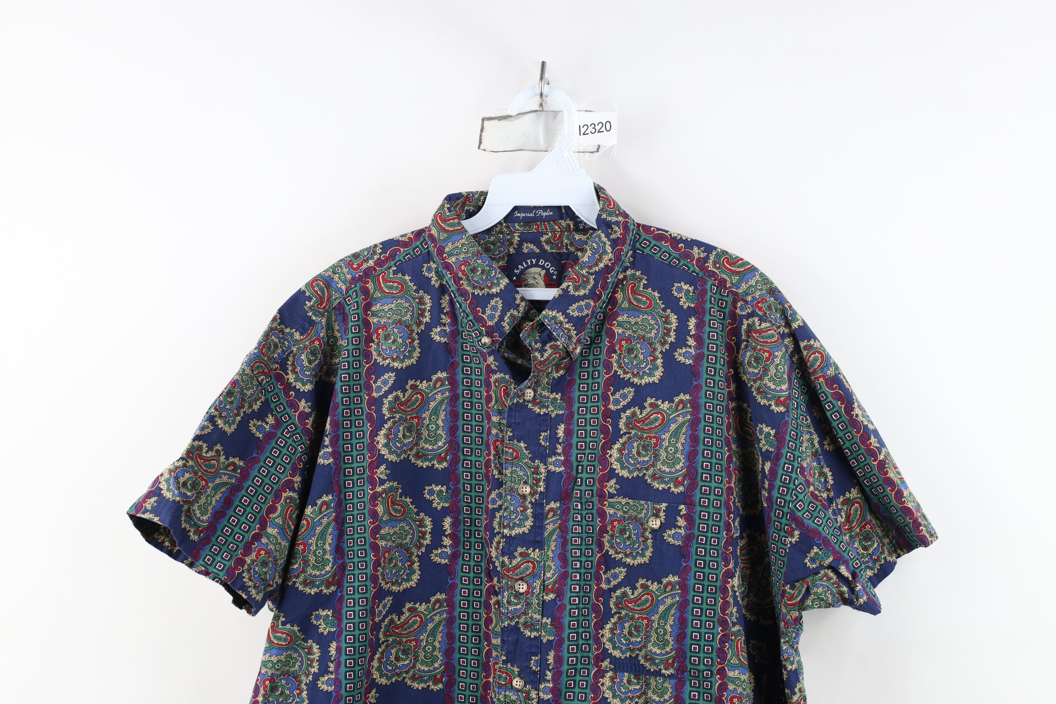 Vintage Vintage 90s Streetwear Short Sleeve Button Down Shirt Size US XL / EU 56 / 4 - 2 Thumbnail