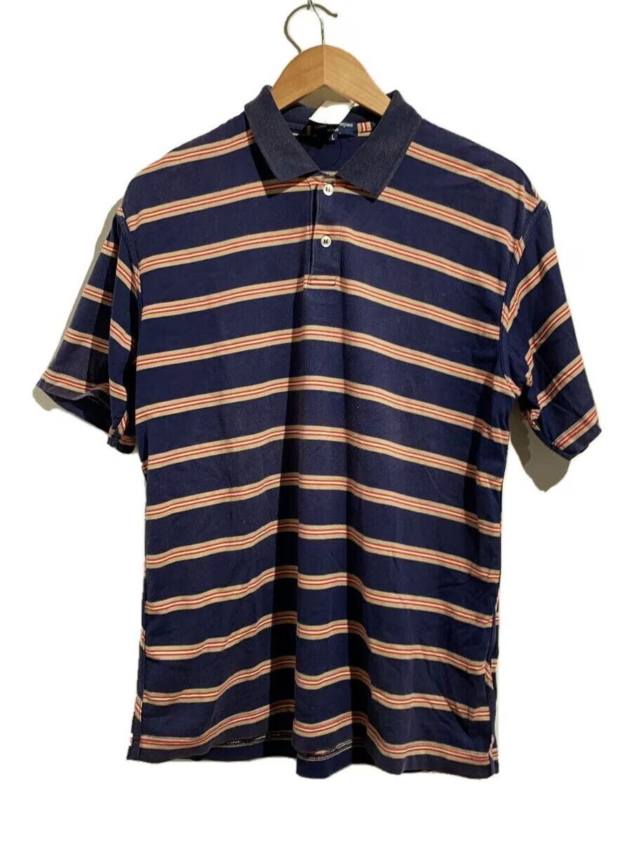 Comme des Garcons Homme Striped Polo Button Shirt Size US L / EU 52-54 / 3 - 1 Thumbnail
