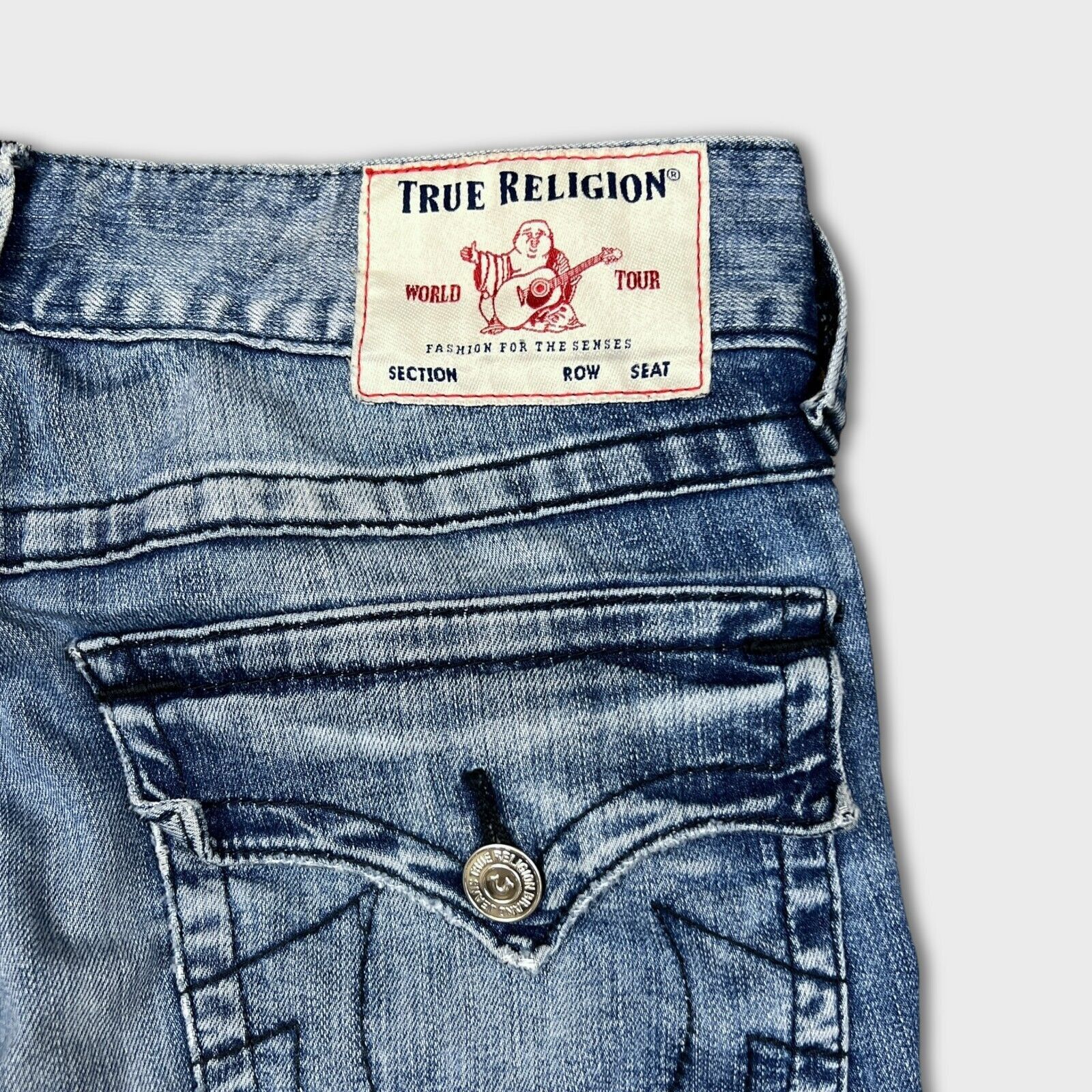 True Religion True Religion Jeans 36x33 Ricky World Tour Relaxed Denim Size US 36 / EU 52 - 9 Thumbnail