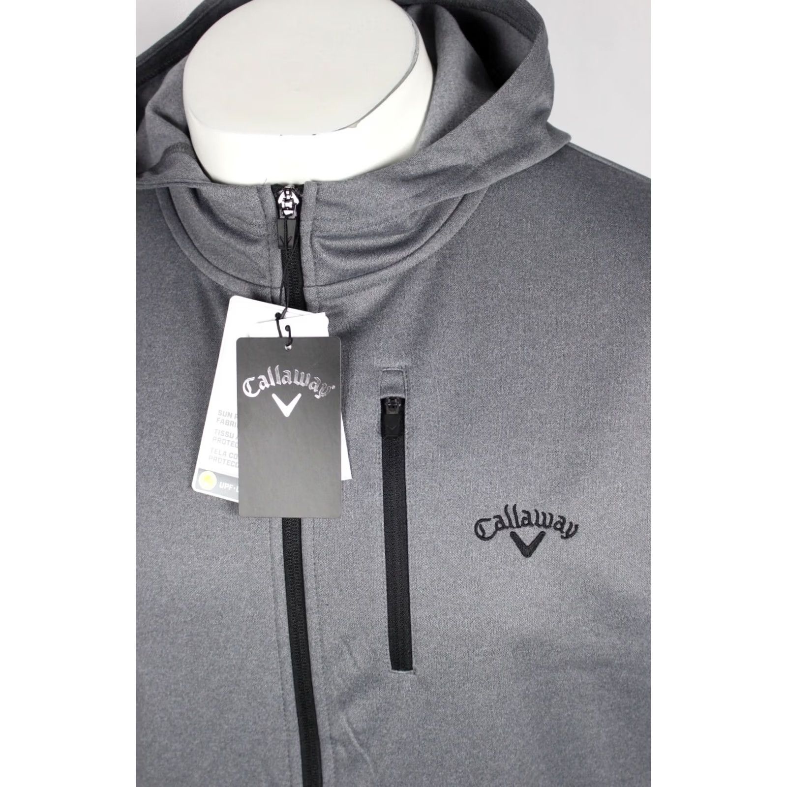 Callaway Callaway Men's Full Zip Hoodie Sweatshirt M Medium Gray Fleece Golf Active Size US M / EU 48-50 / 2 - 4 Thumbnail