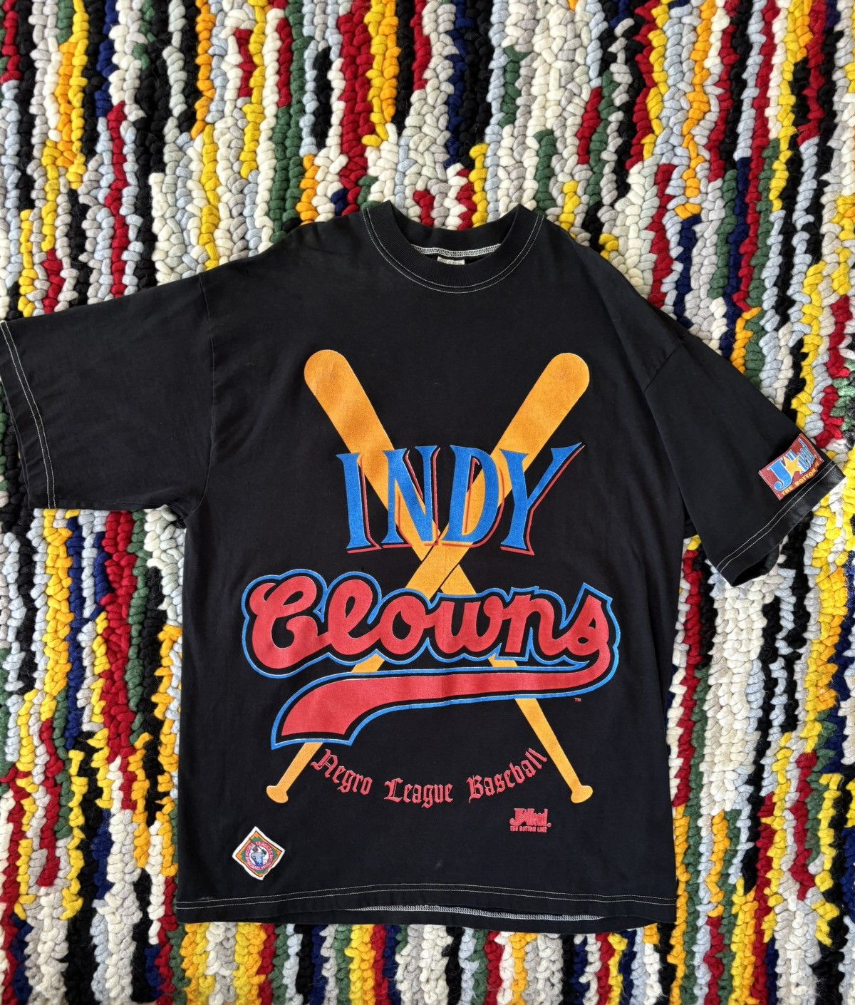 MLB Vintage Indy Clowns Baseball Tee Shirt Size US XXL / EU 58 / 5 - 1 Thumbnail
