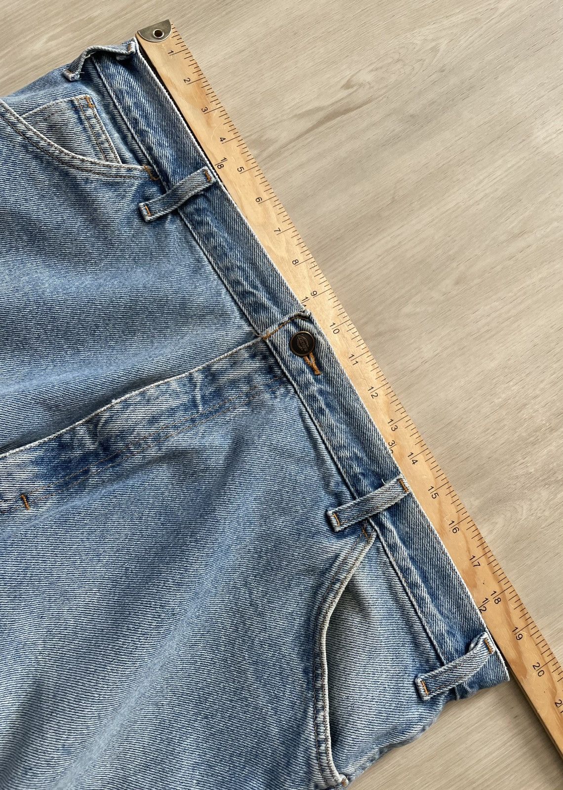 Dickies VTG 90s Dickies 5 Pocket Denim Shorts Baggy Fit Jorts Sz 40 Size US 40 / EU 56 - 7 Thumbnail