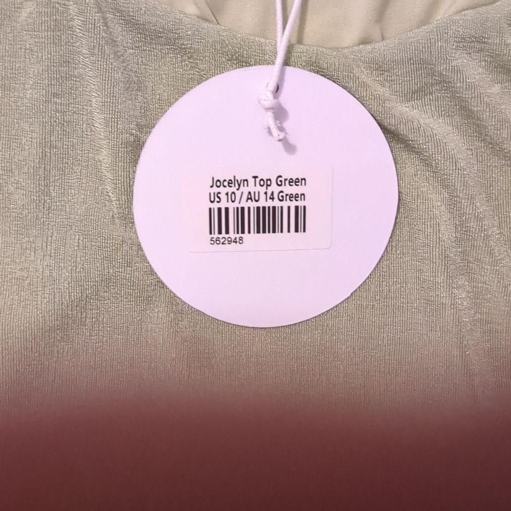 PRINCESS POLLY Princess Polly green crop top size 10 Size L / US 10 / IT 46 - 3 Thumbnail