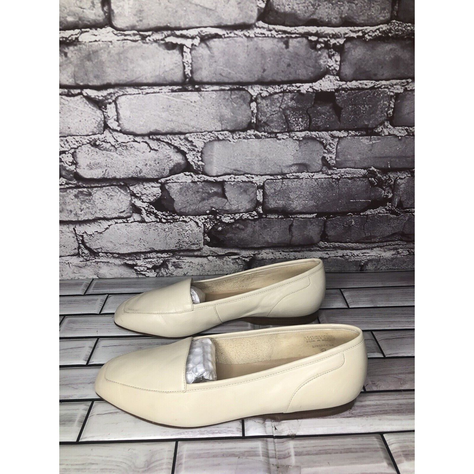 Other Enzo Angiolini Liberty Ivory Cream Leather Square Toe Loafer Size US 6 / IT 36 - 11 Thumbnail