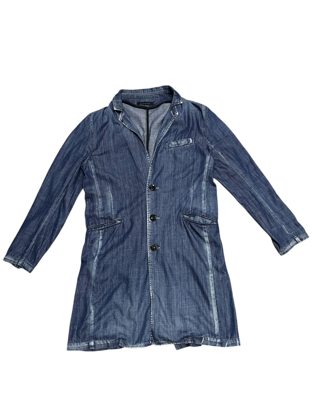 Designer Gostar De Fuga Trench Denim Size US S / EU 44-46 / 1 - 1 Thumbnail